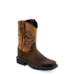 Old West Square Toed Youth Western Boot