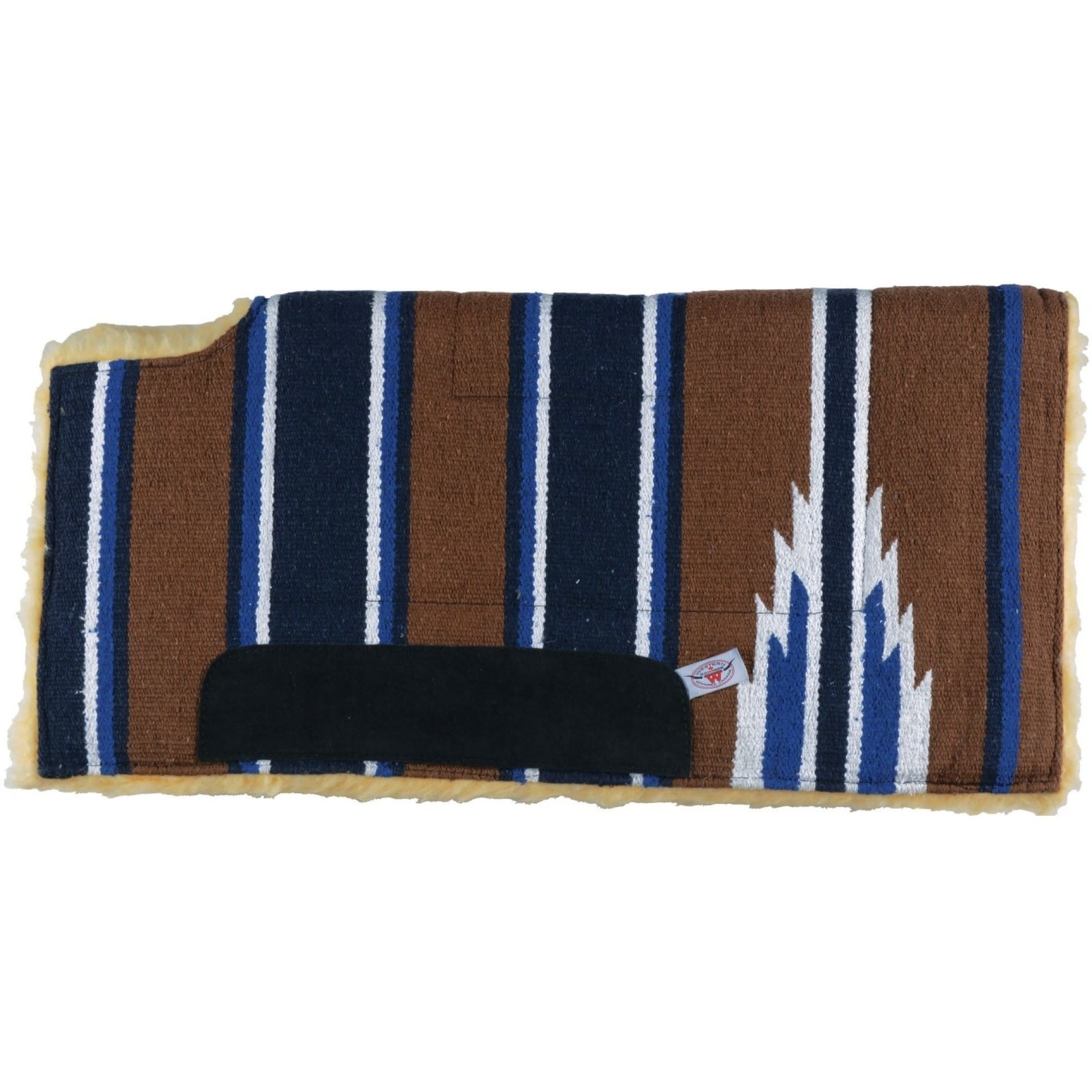 Western Rawhide Navajo Felt Lined Wool Pad with Wither Cutout
