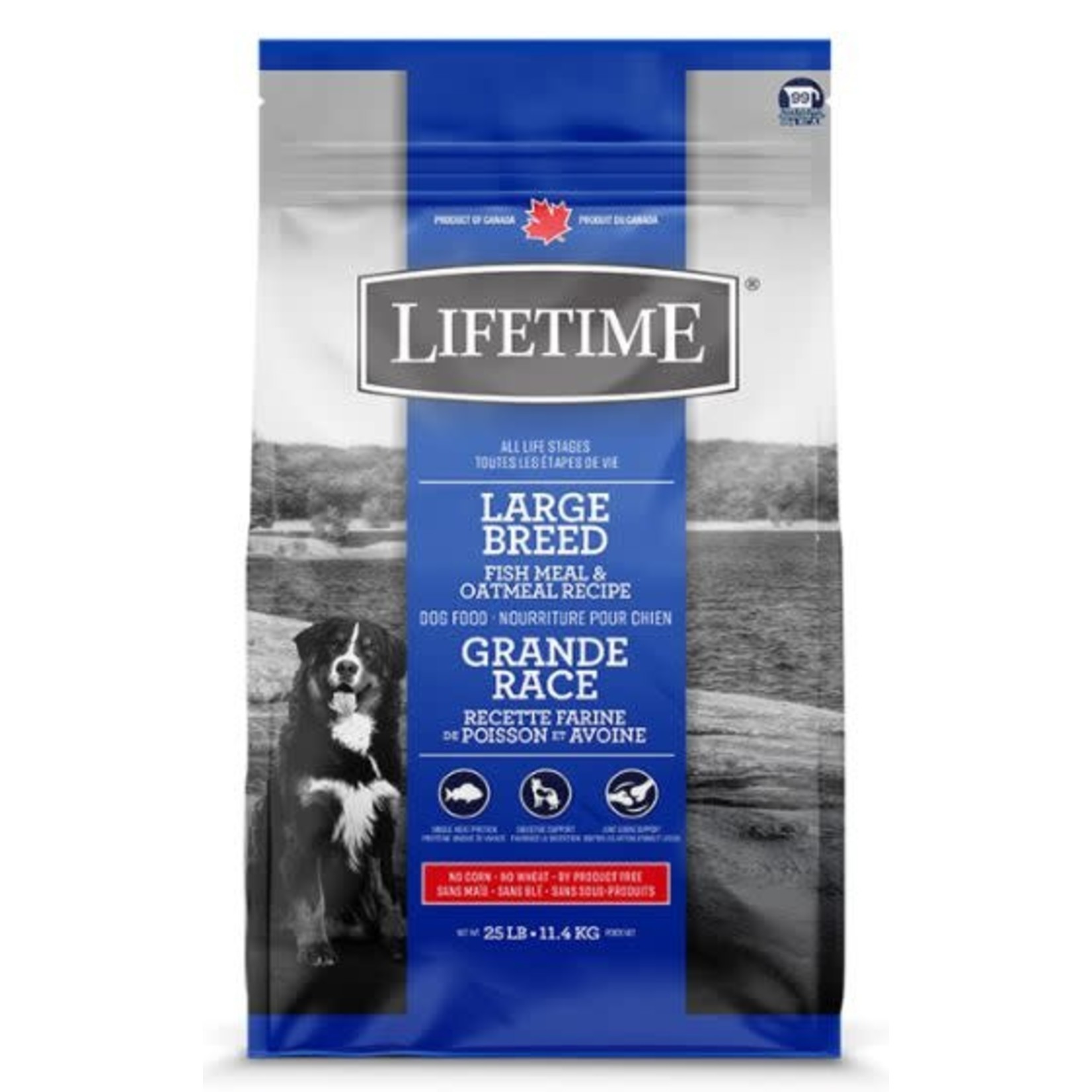 Lifetime Lifetime Large Breed Dog Food 11.4kg Fish/ Oatmeal