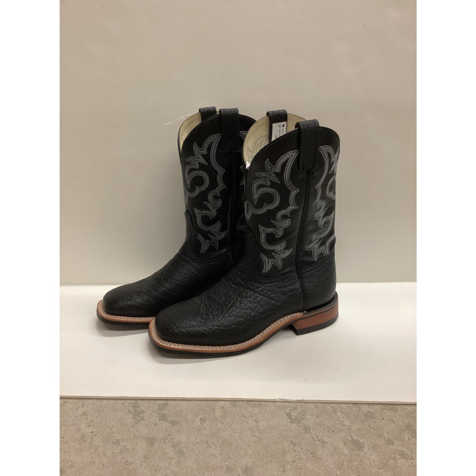 Men's Brahma Bullhide Black Square Toed - Size 8 1/2