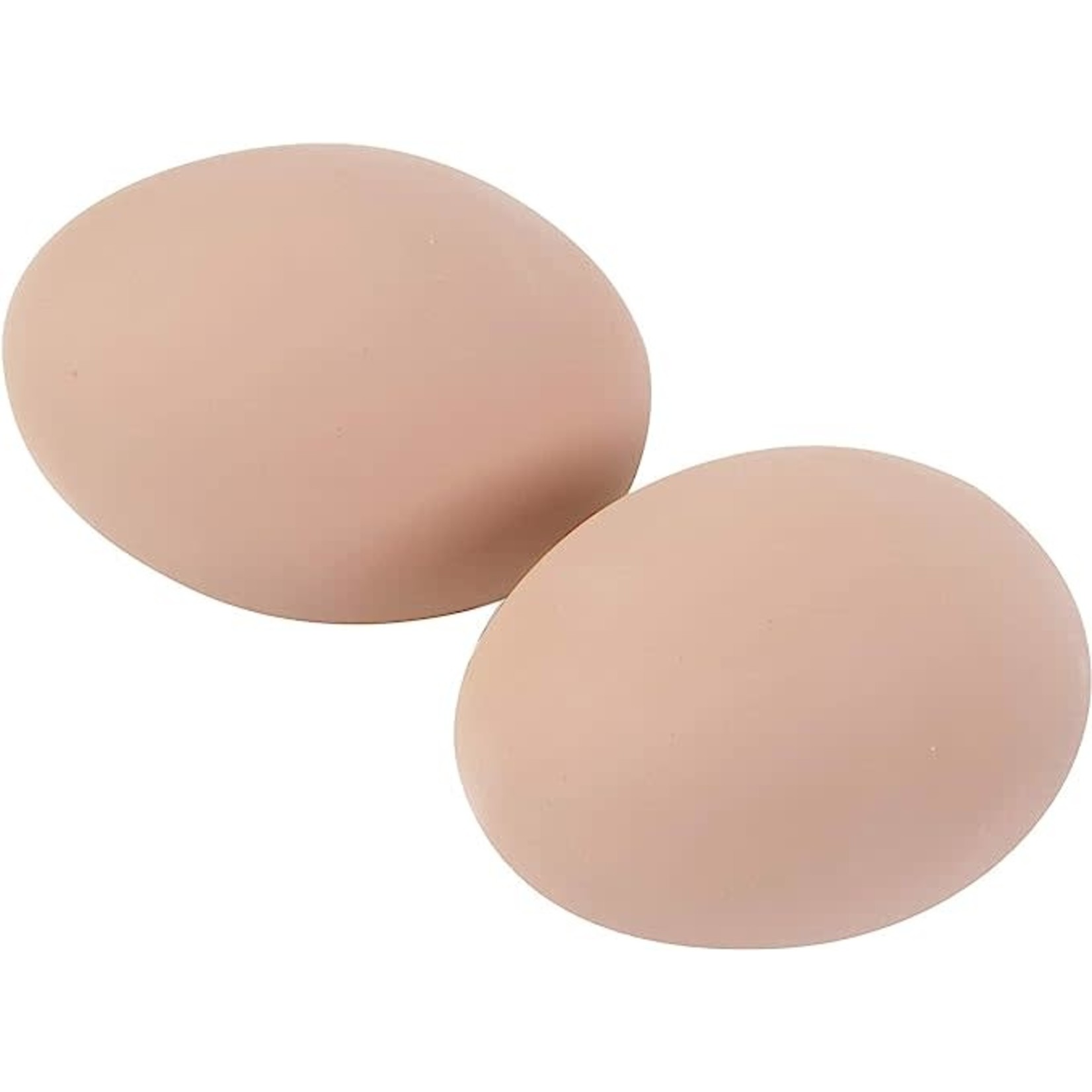 MILLER MFG Ceramic Poultry Nest Eggs - Brown