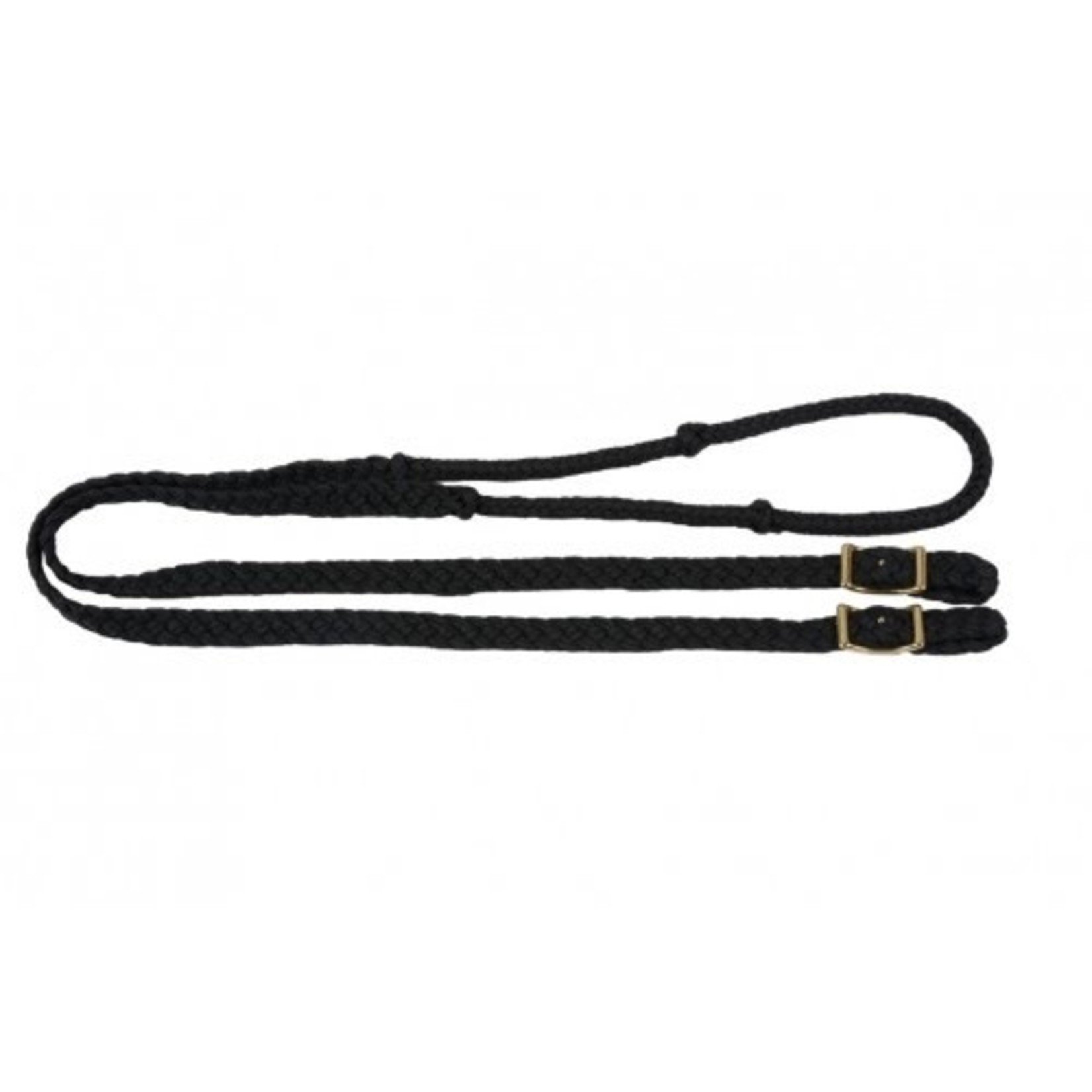 Western Rawhide Braided Barrel Reins