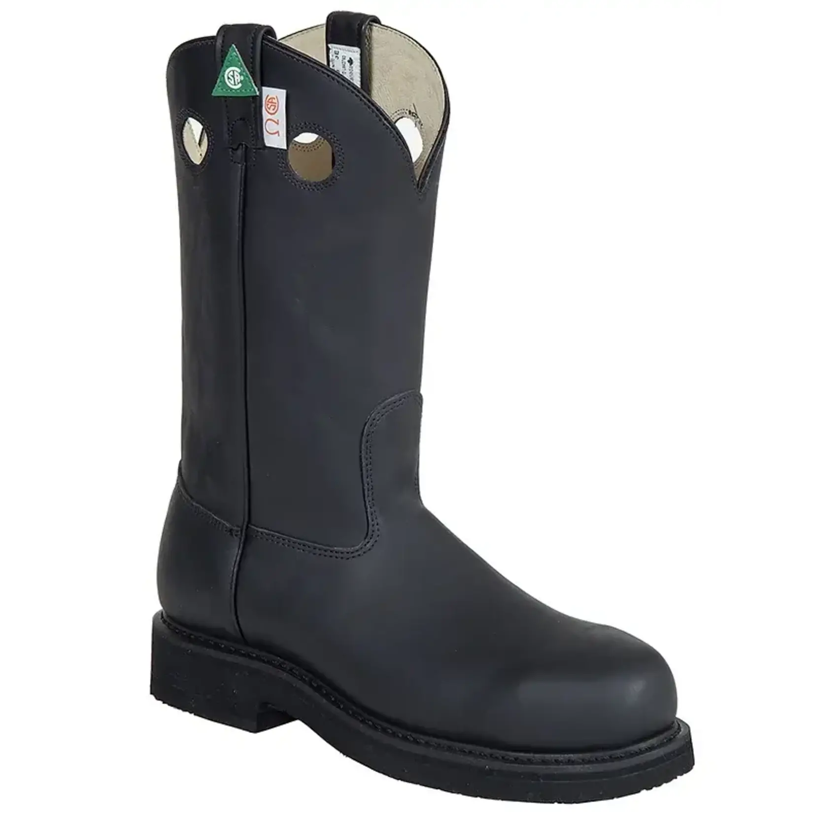 Canada West Boots 5251 Men's Work Westerns Loggertan Steel Toe with ESR