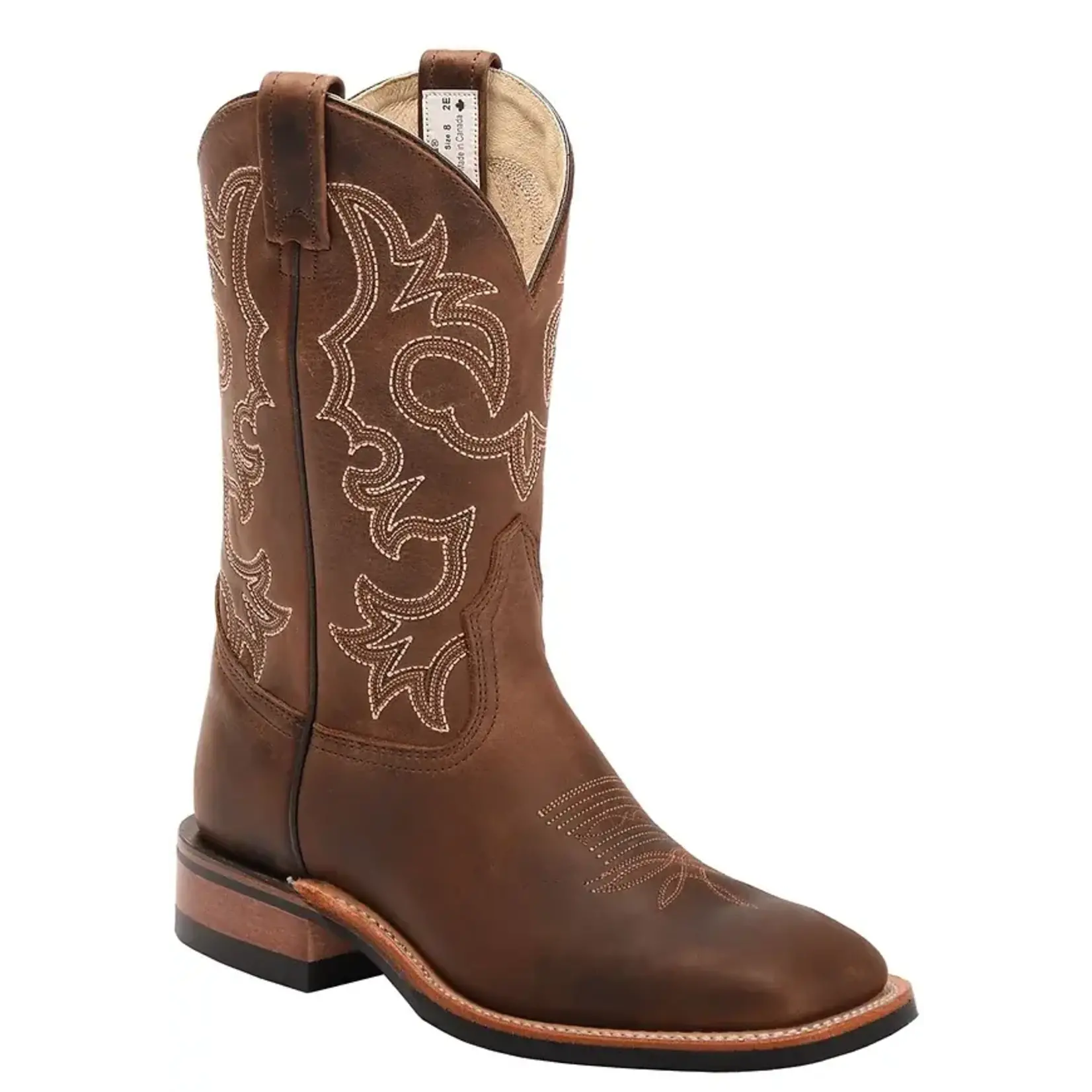 Canada West Boots Men's BRAHAMA Ropers with Fine Rib Outsoles