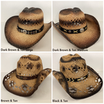 Modestone Straw Cowboy Hats