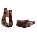 Western Rawhide Wooden Visalia Stirrups