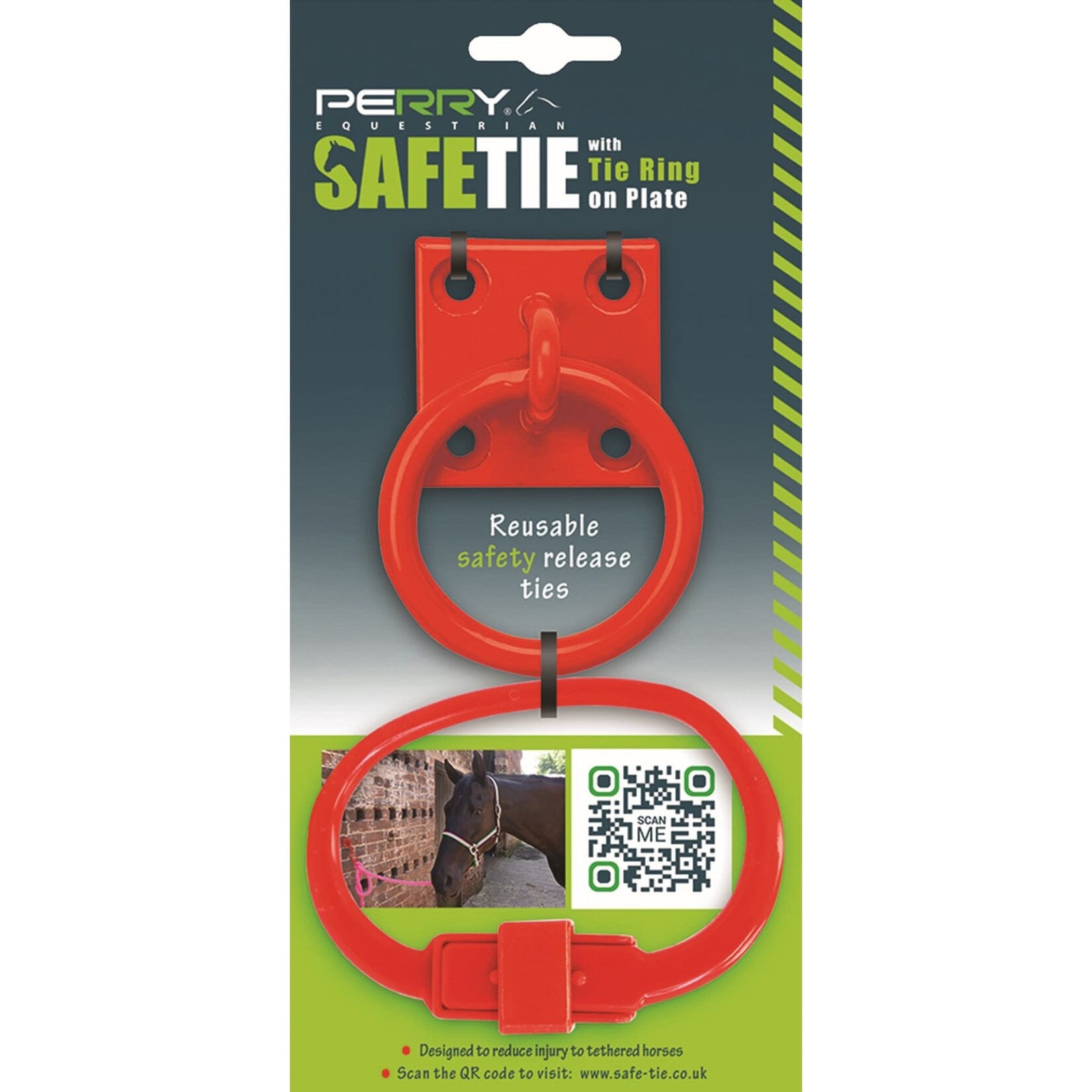 Perry Equestrian Perry Safe-Tie With Ring On Plate