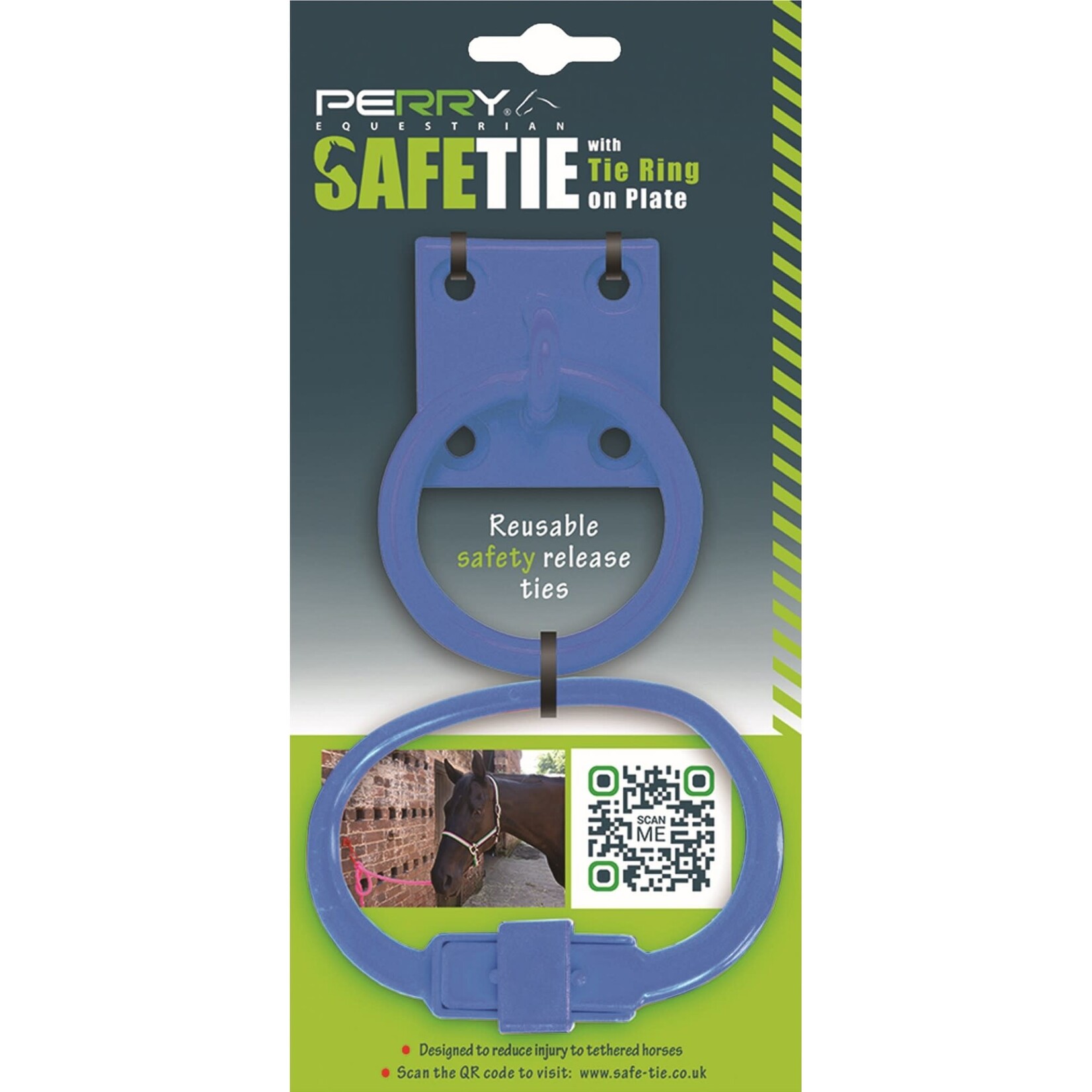 Perry Equestrian Perry Safe-Tie With Ring On Plate