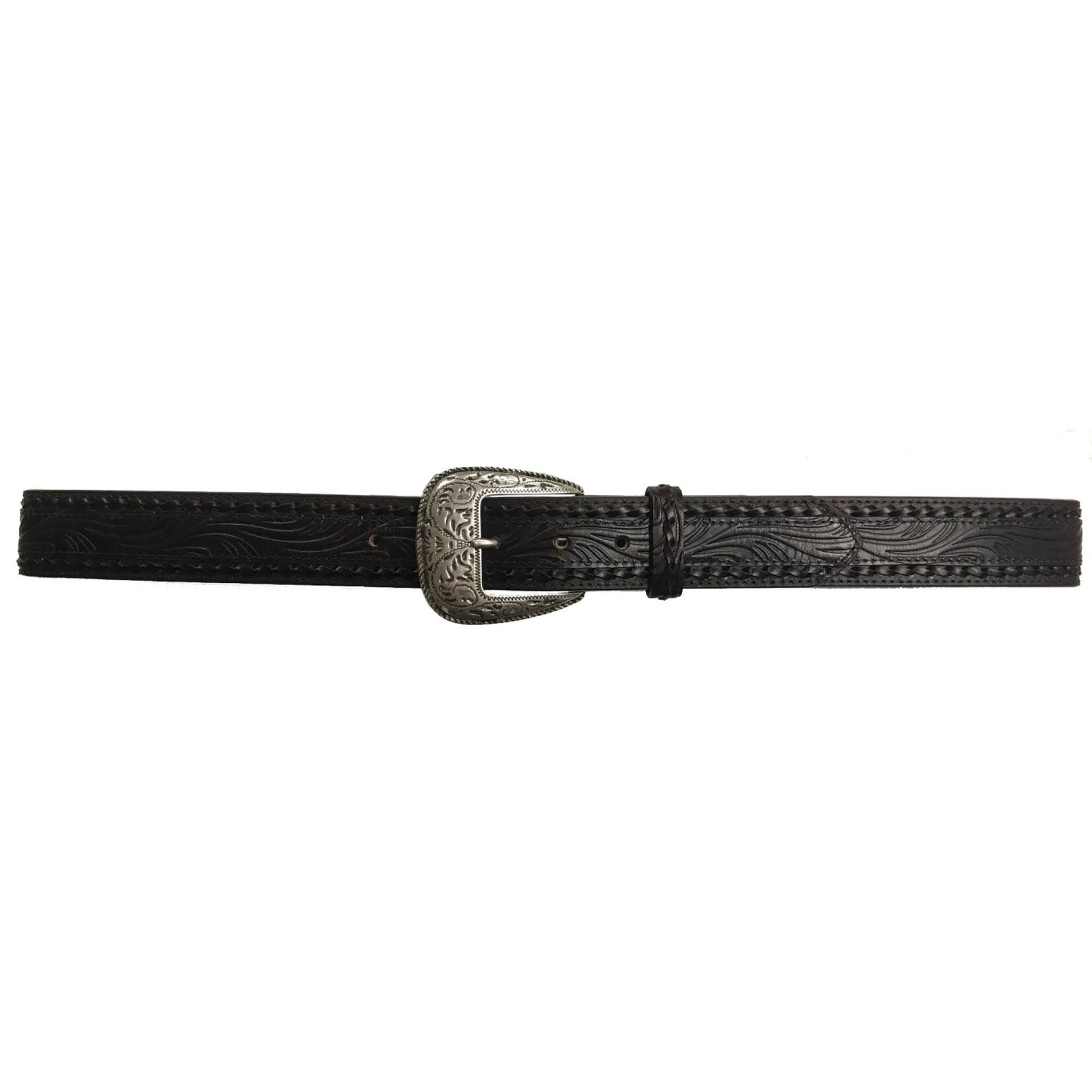 AndWest Embossed Edge Leather Belts