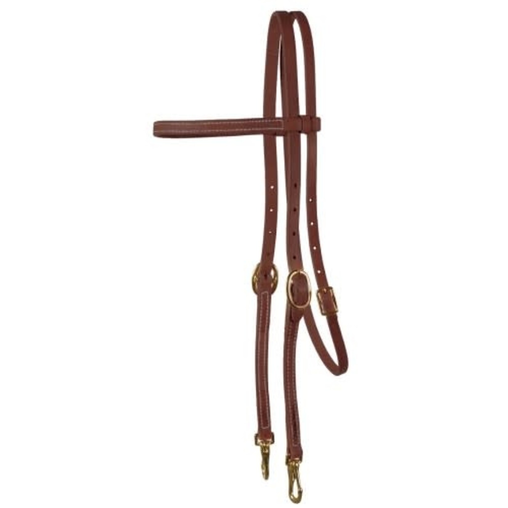Western Rawhide Signature Browband Headstall With Snaps