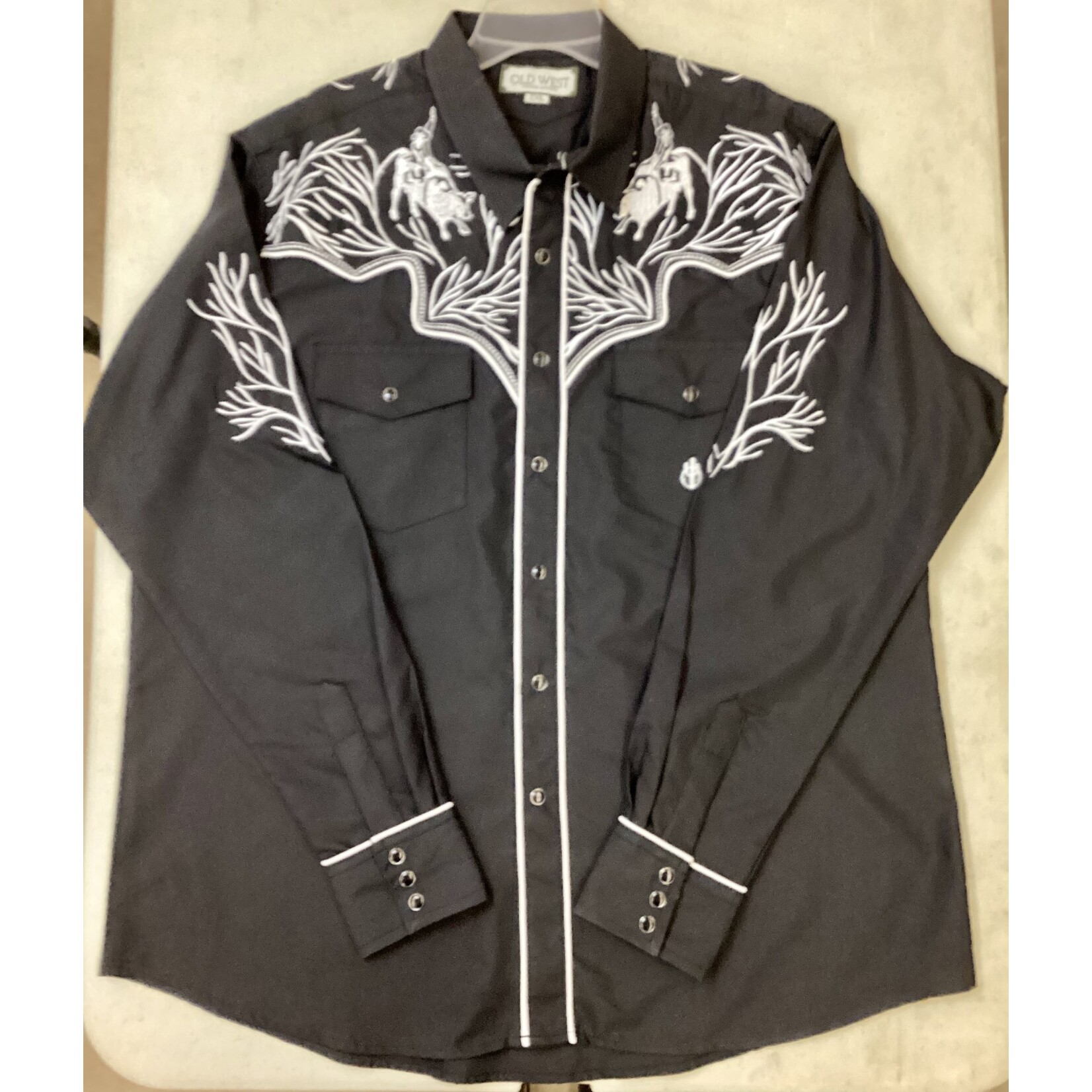 Modestone Embroidered Men's Western Shirt
