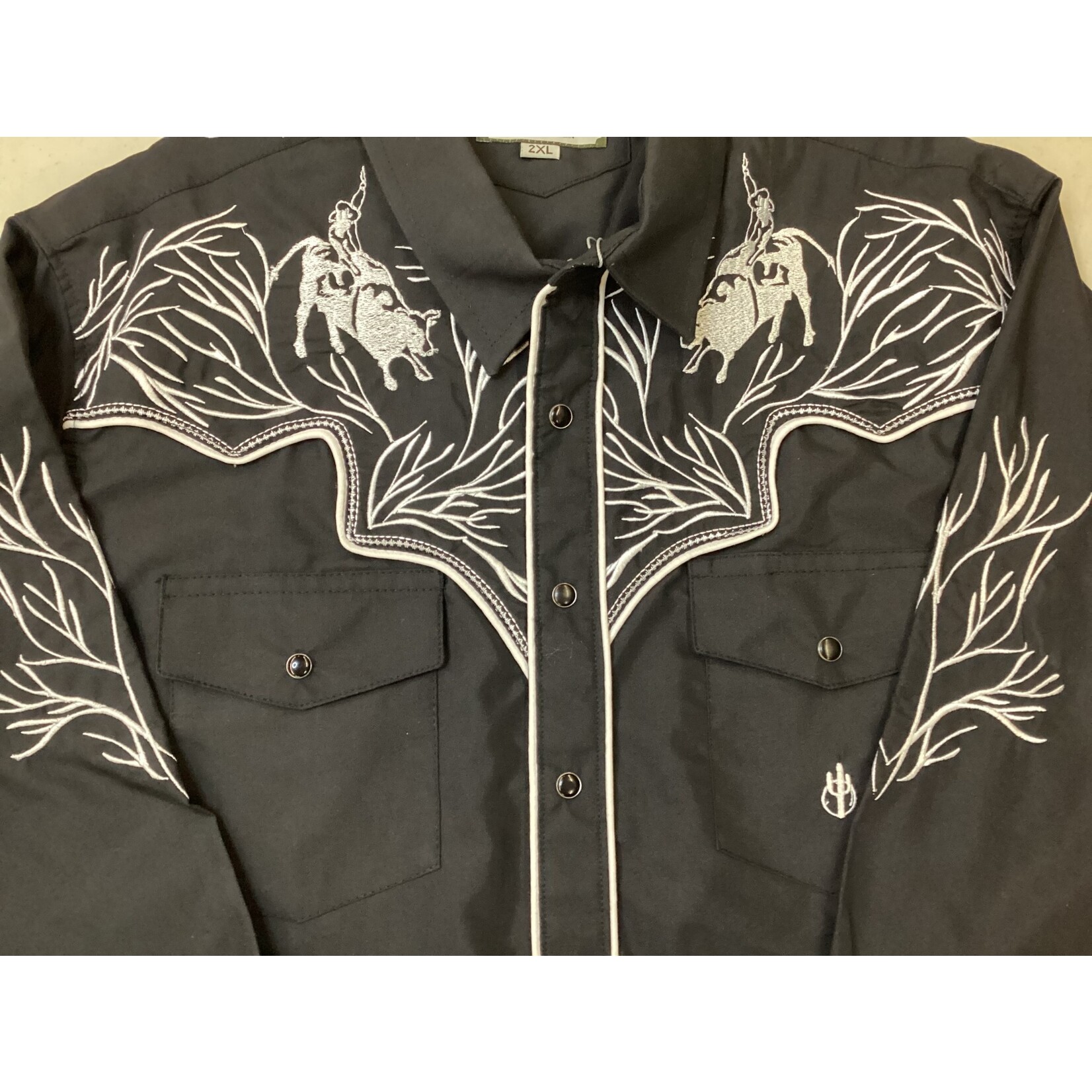 Modestone Embroidered Men's Western Shirt