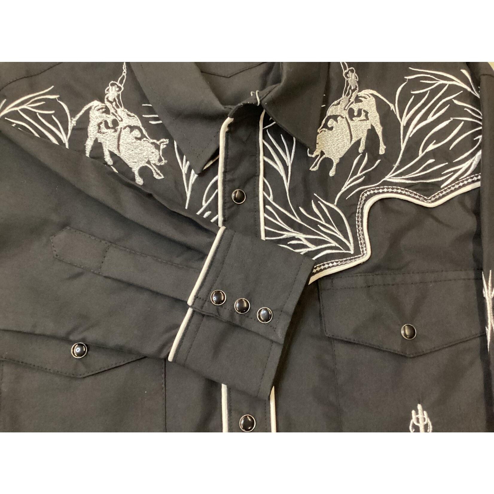 Modestone Embroidered Men's Western Shirt