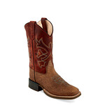 Old West BSC1912 Child's Western Square Toed Boot Size 8.5