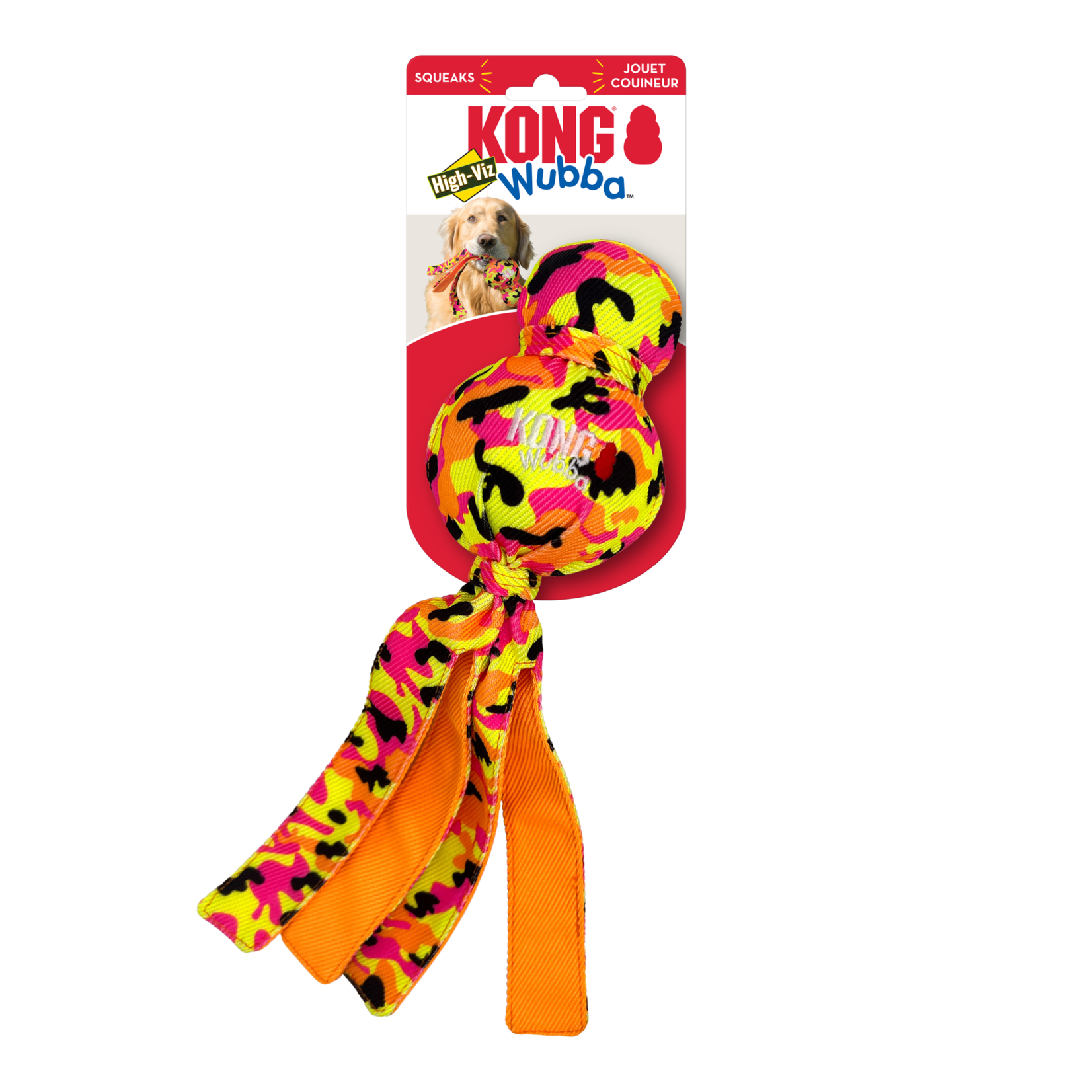 KONG Wubba Ballistic HighViz Large
