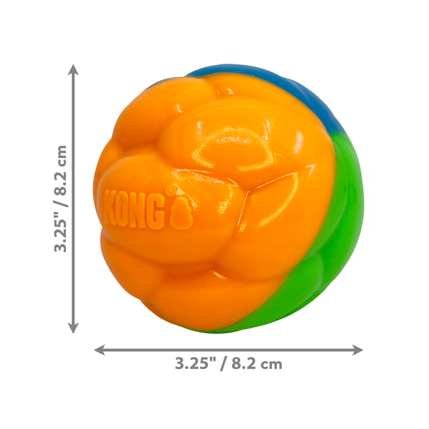 KONG Twistz High Viz Ball Large