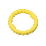 BUD'z Bud'z Rubber Ring Foam Dog - Yellow; 7.5inches