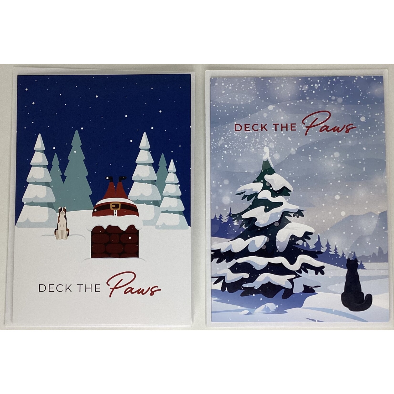 Blue Moon Christmas Cards - Pet Themed