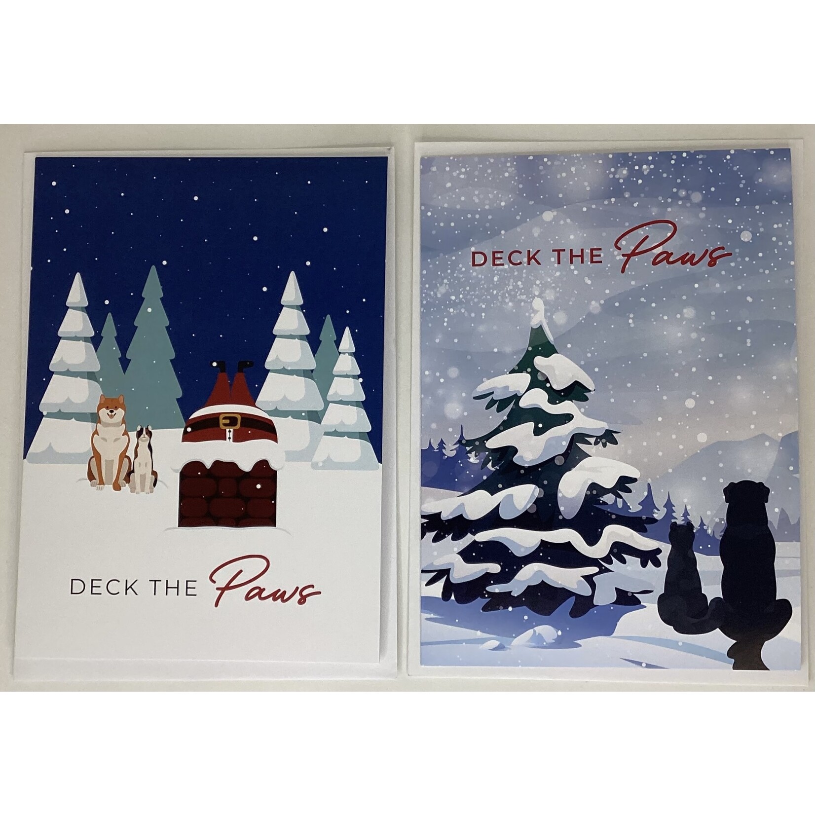 Blue Moon Christmas Cards - Pet Themed
