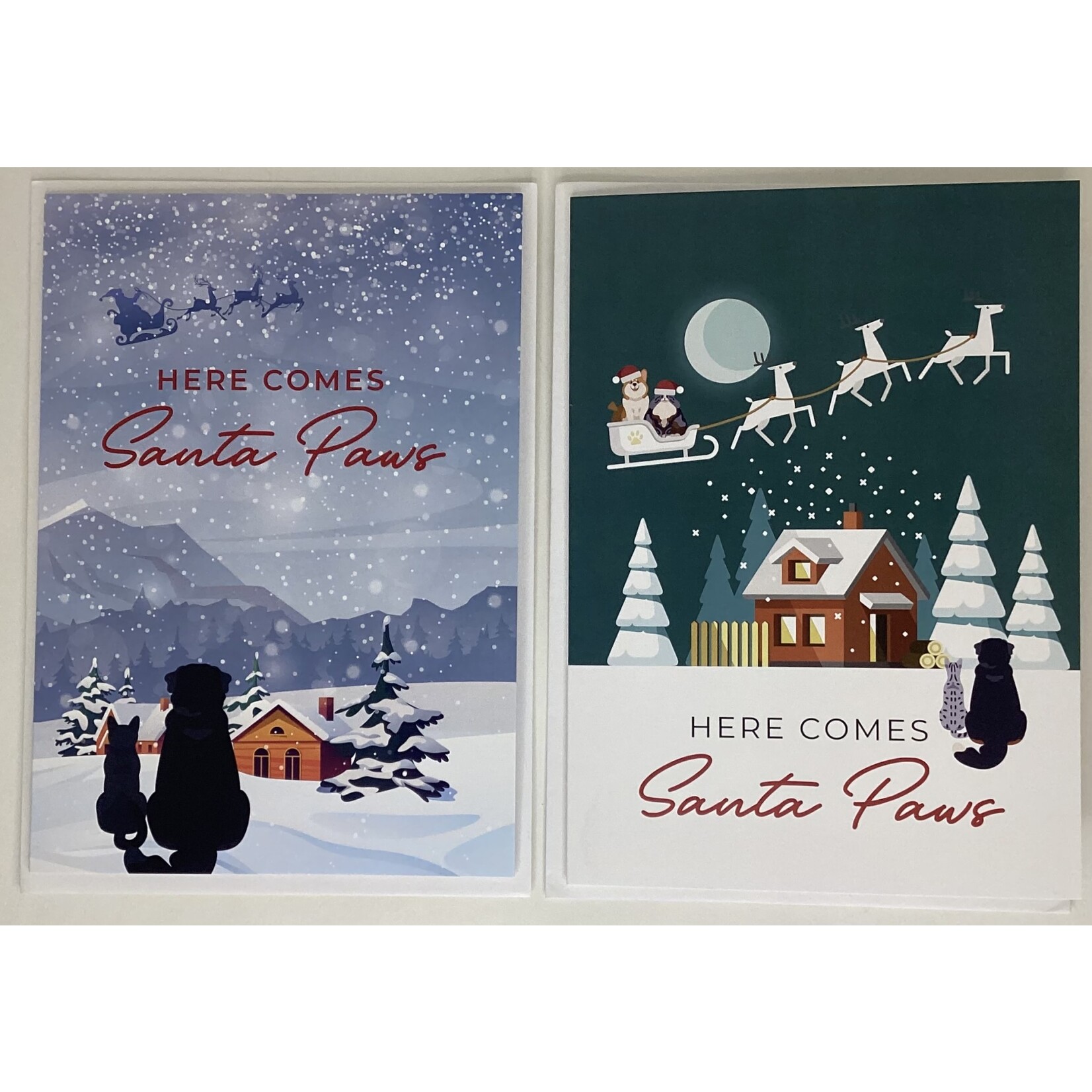 Blue Moon Christmas Cards - Pet Themed