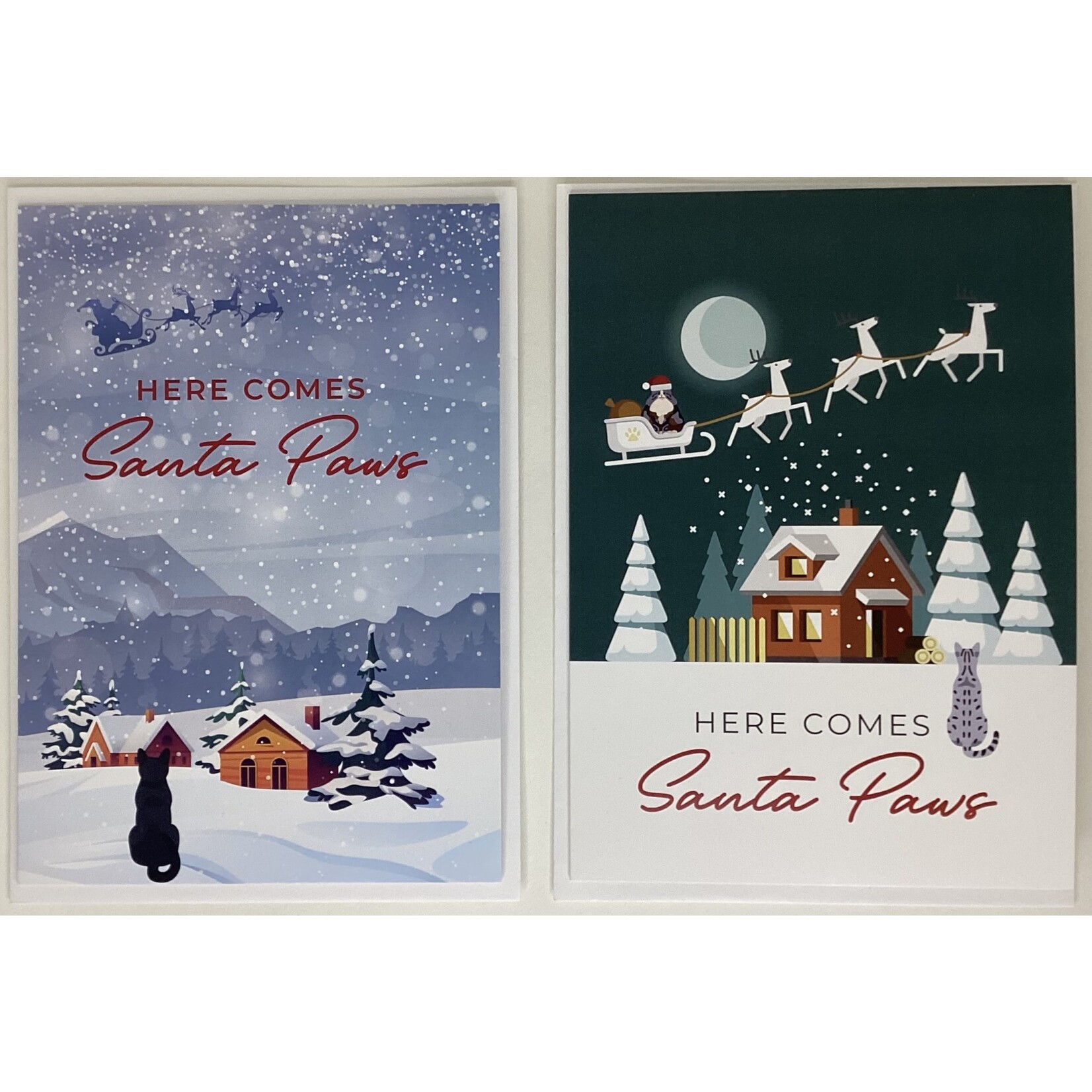 Blue Moon Christmas Cards - Pet Themed