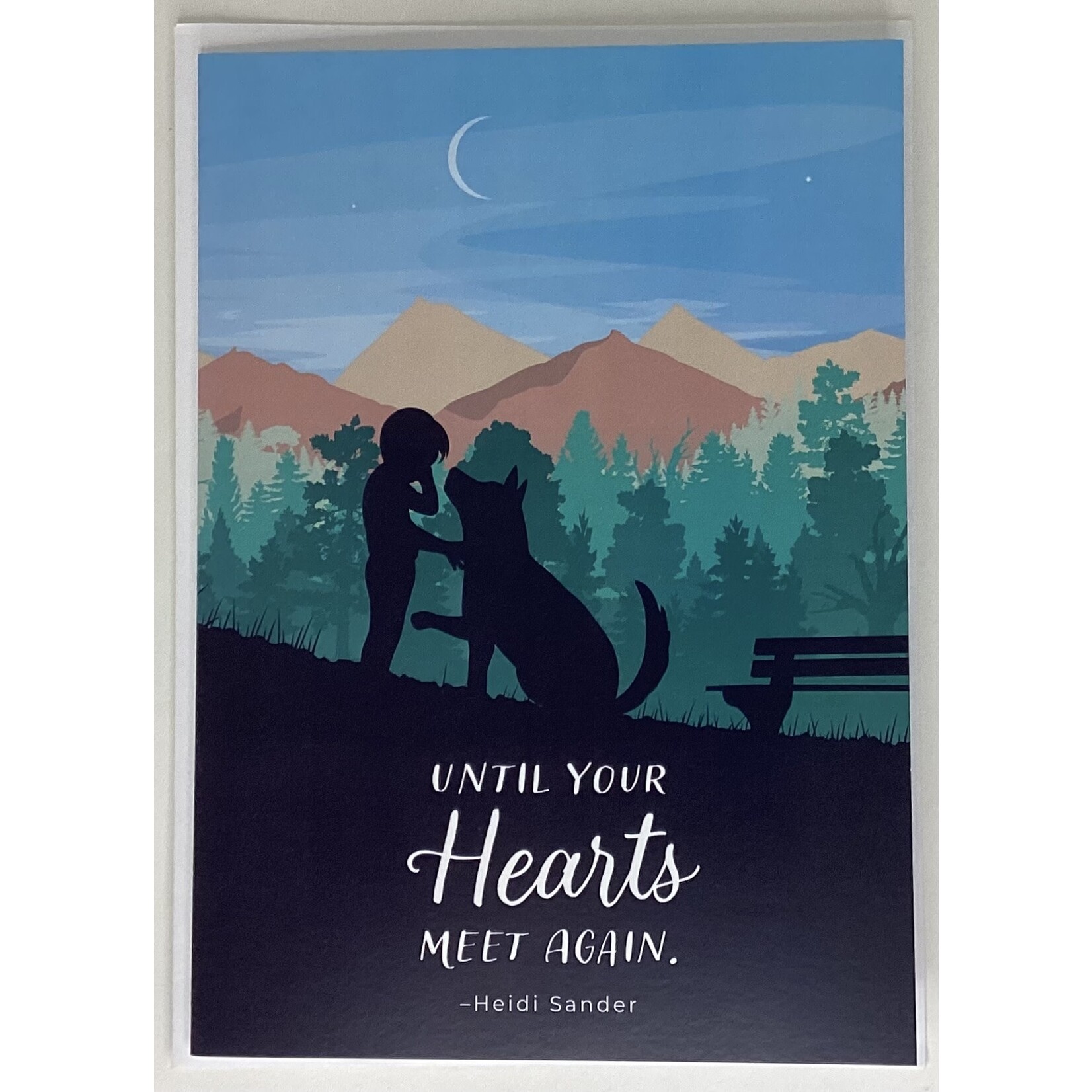 Blue Moon Sympathy Cards - Pet Themed