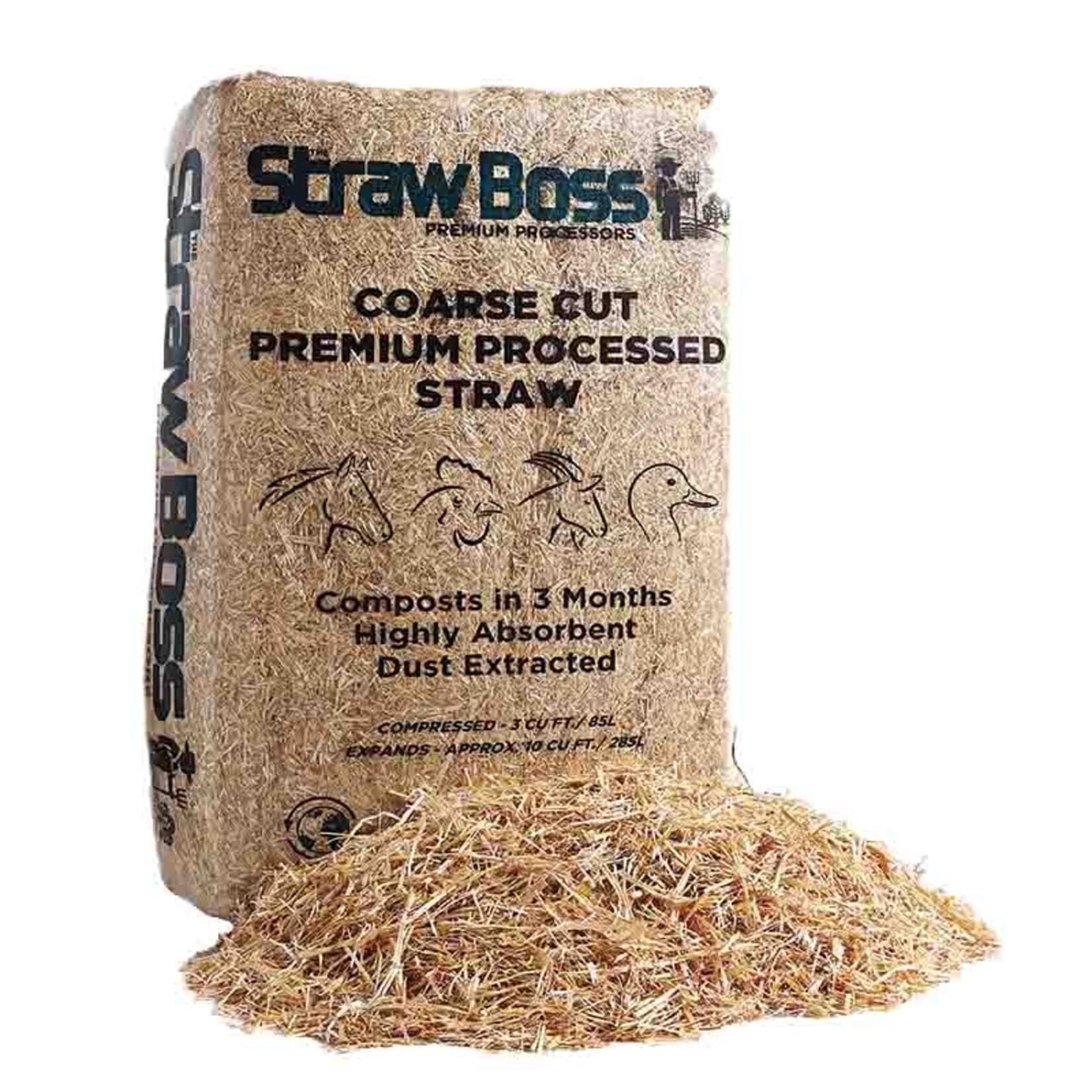 Straw Boss Straw Boss Course Cut Straw