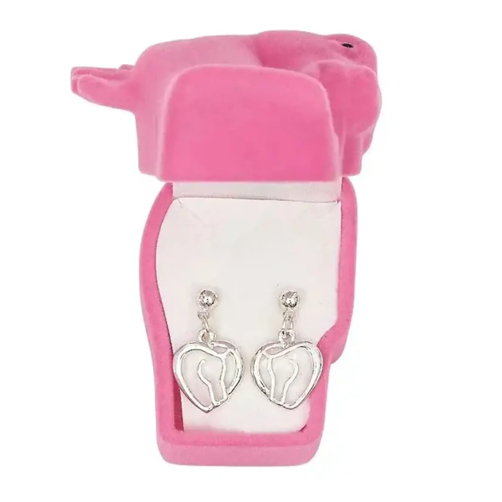 AWST International Silver Plated Horse Head Heart Jewellery