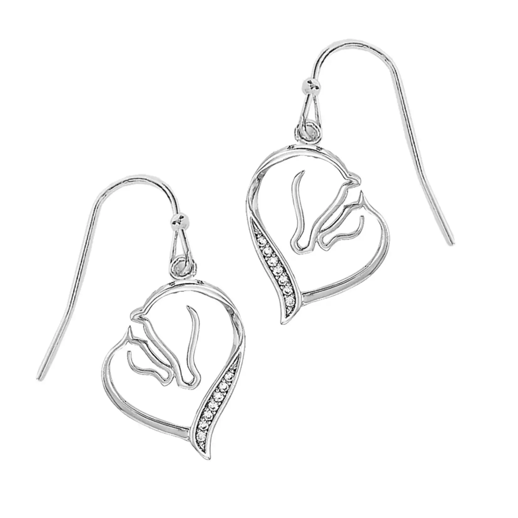 AWST International Rodium Plated Mare & Foal Jewellery