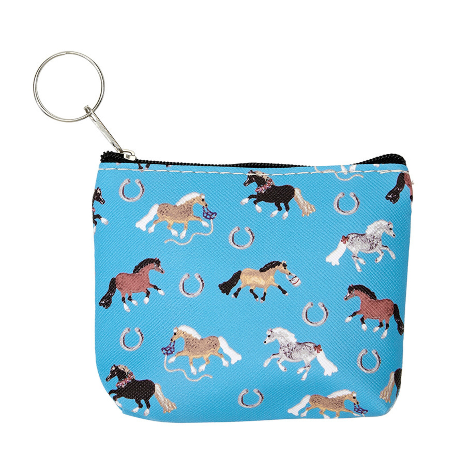 AWST International Lila Puff Pony Coin Purse