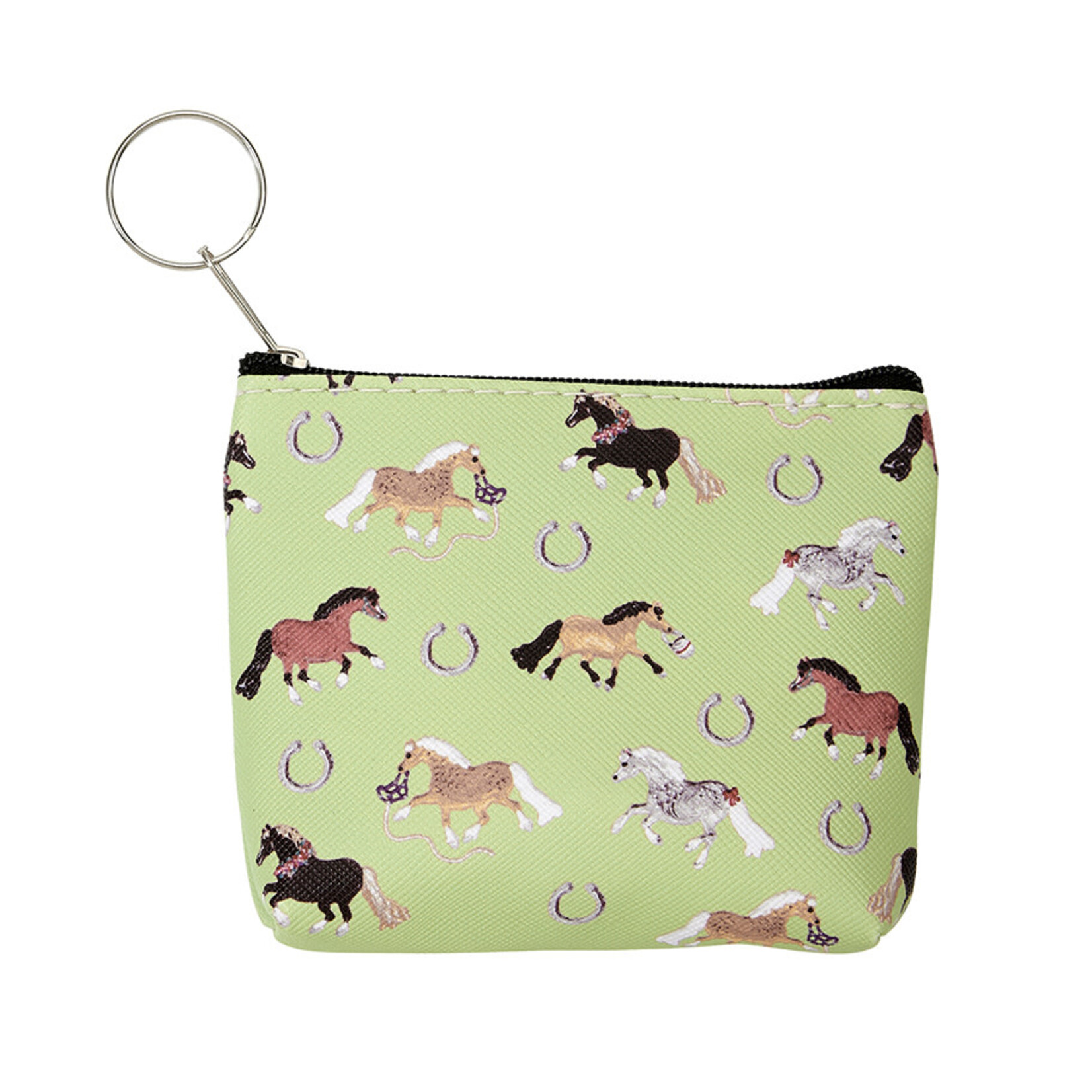 AWST International Lila Puff Pony Coin Purse