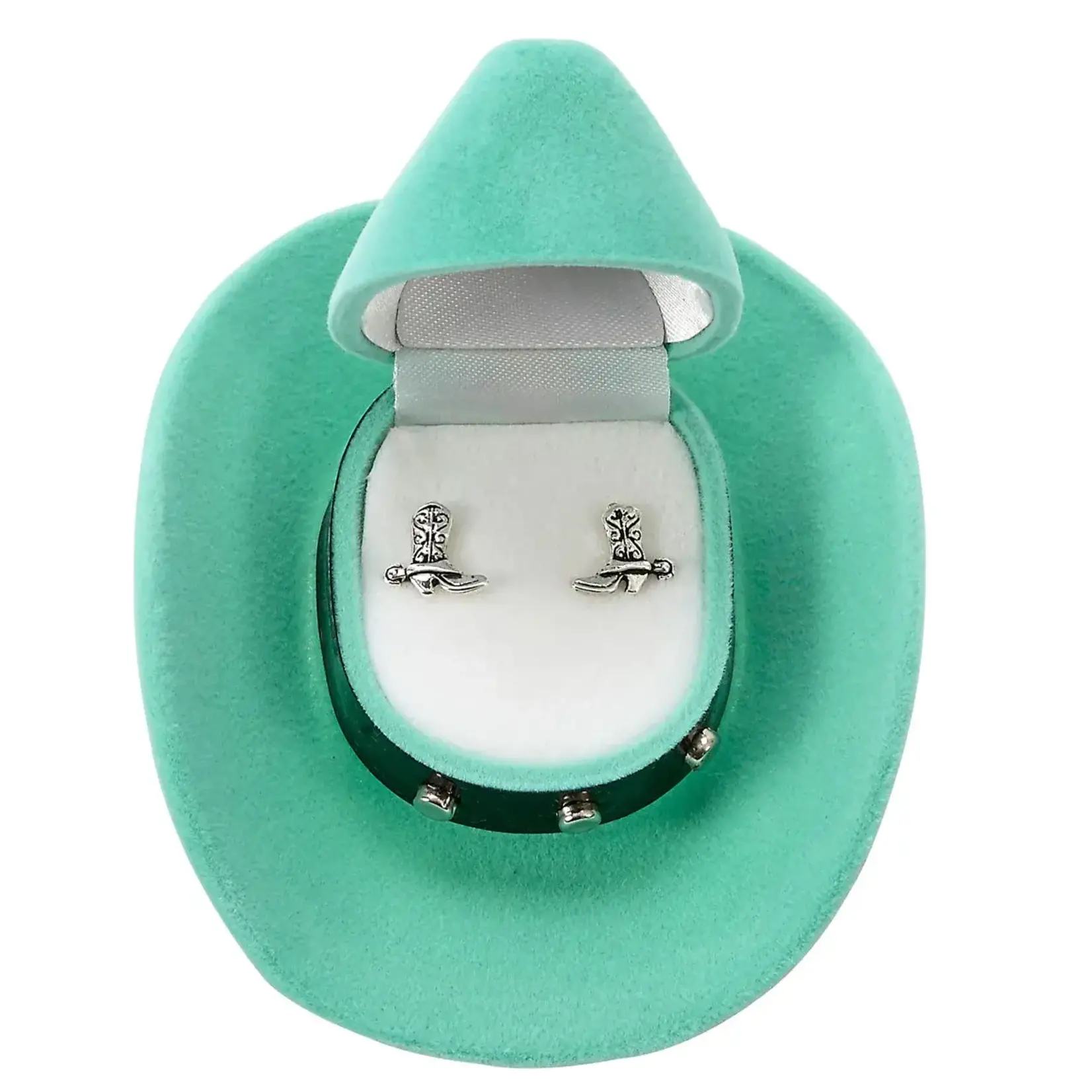AWST International Silver Plated Cowboy Boots Jewellery