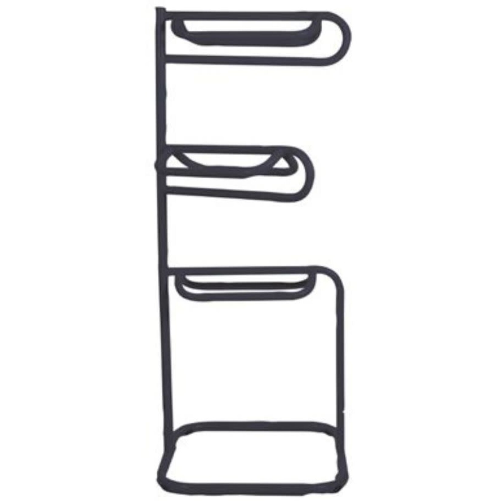 Silverline Three Level Saddle Stand Black