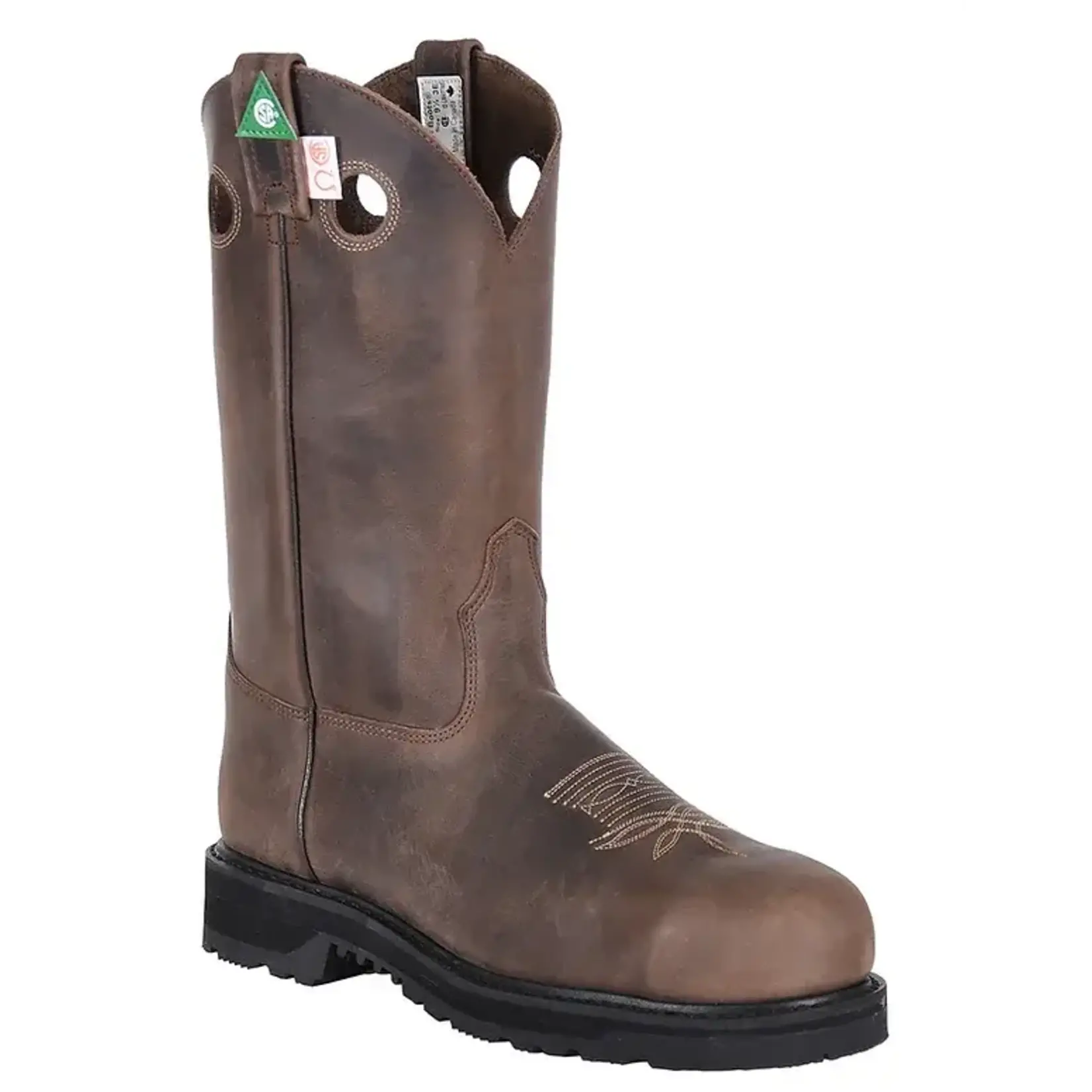Canada West Boots 5297 Men's Work Westerns Crazy Goucho CSA Approved