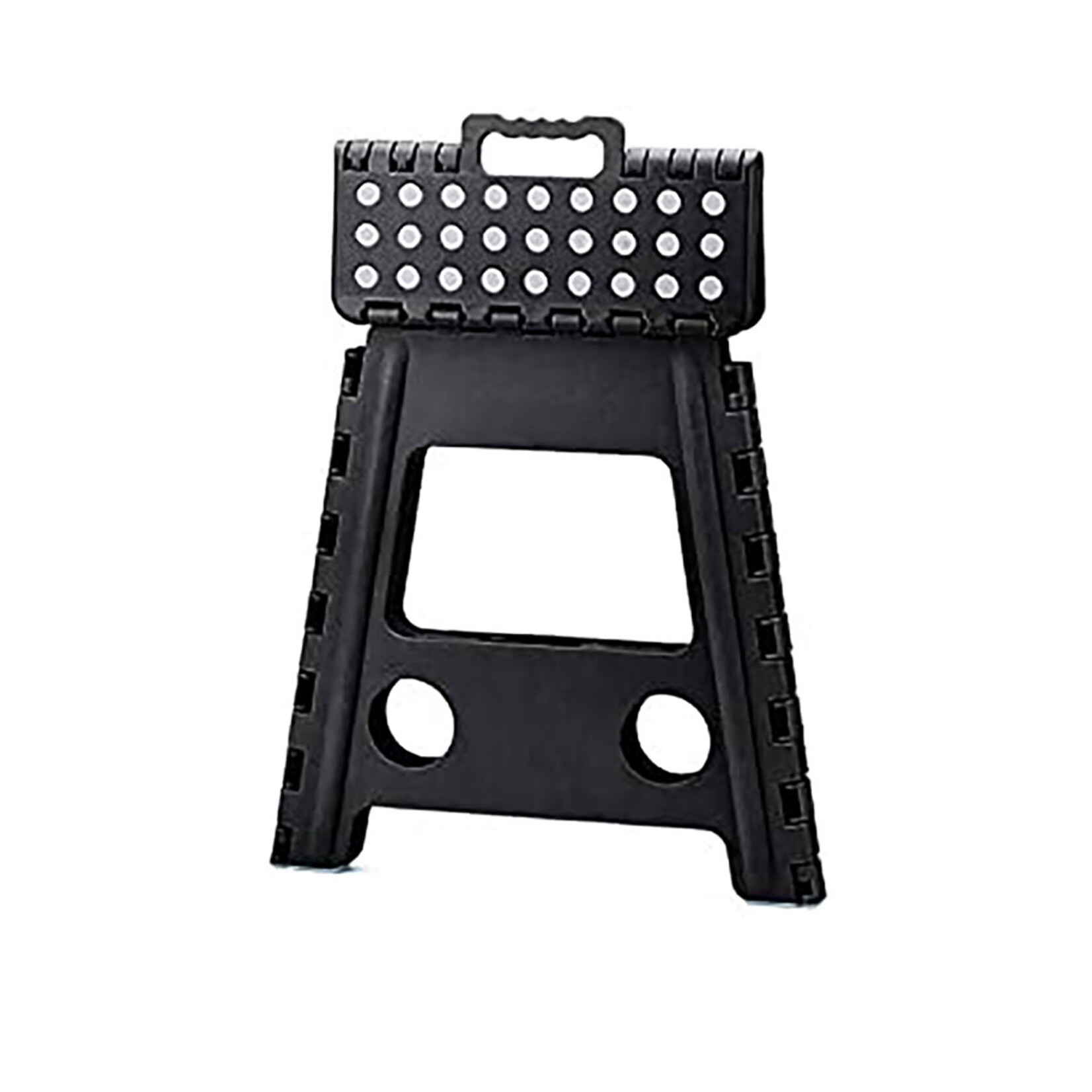 Silverline Folding Stool/Mounting Block - Black