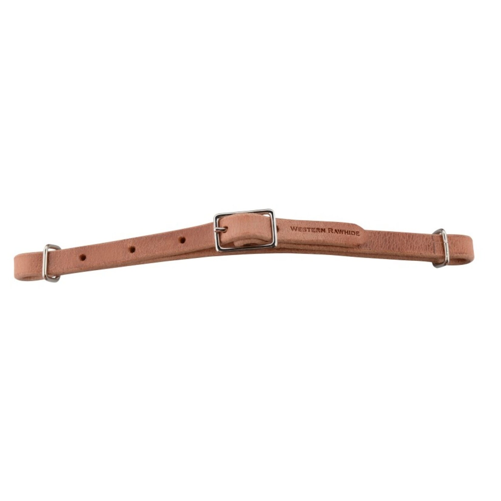 Western Rawhide Leather Curb Strap