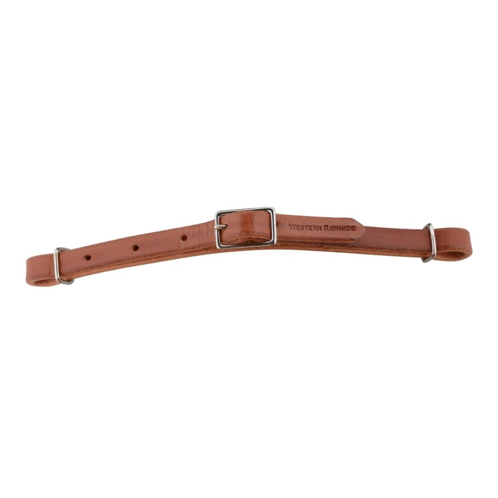 Western Rawhide Leather Curb Strap