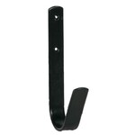 Centurion Supply Large Black Hook - 1" Wide x 9" High - Screw On
