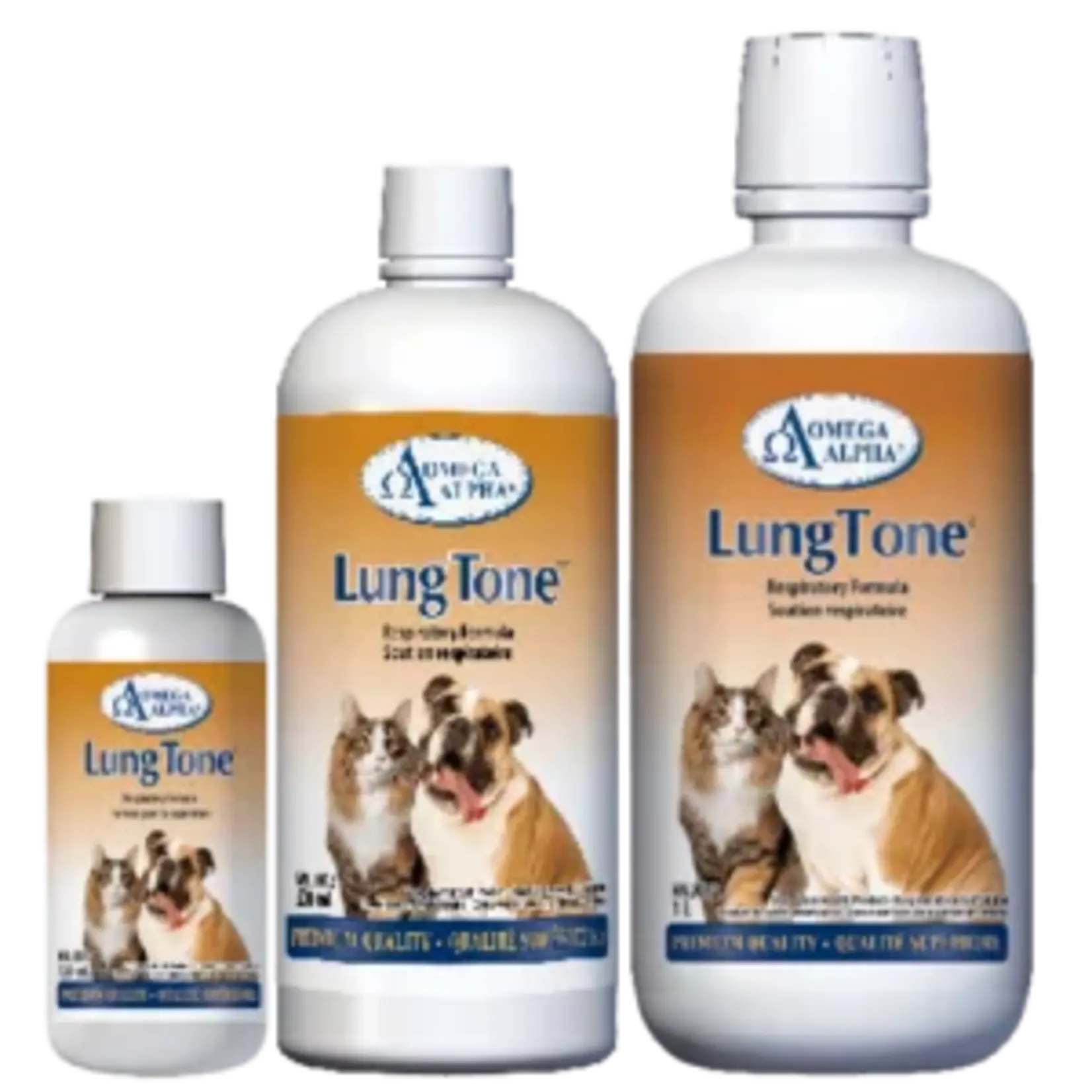 Omega Alpha LungTone  Cat/Dog - 120 ml