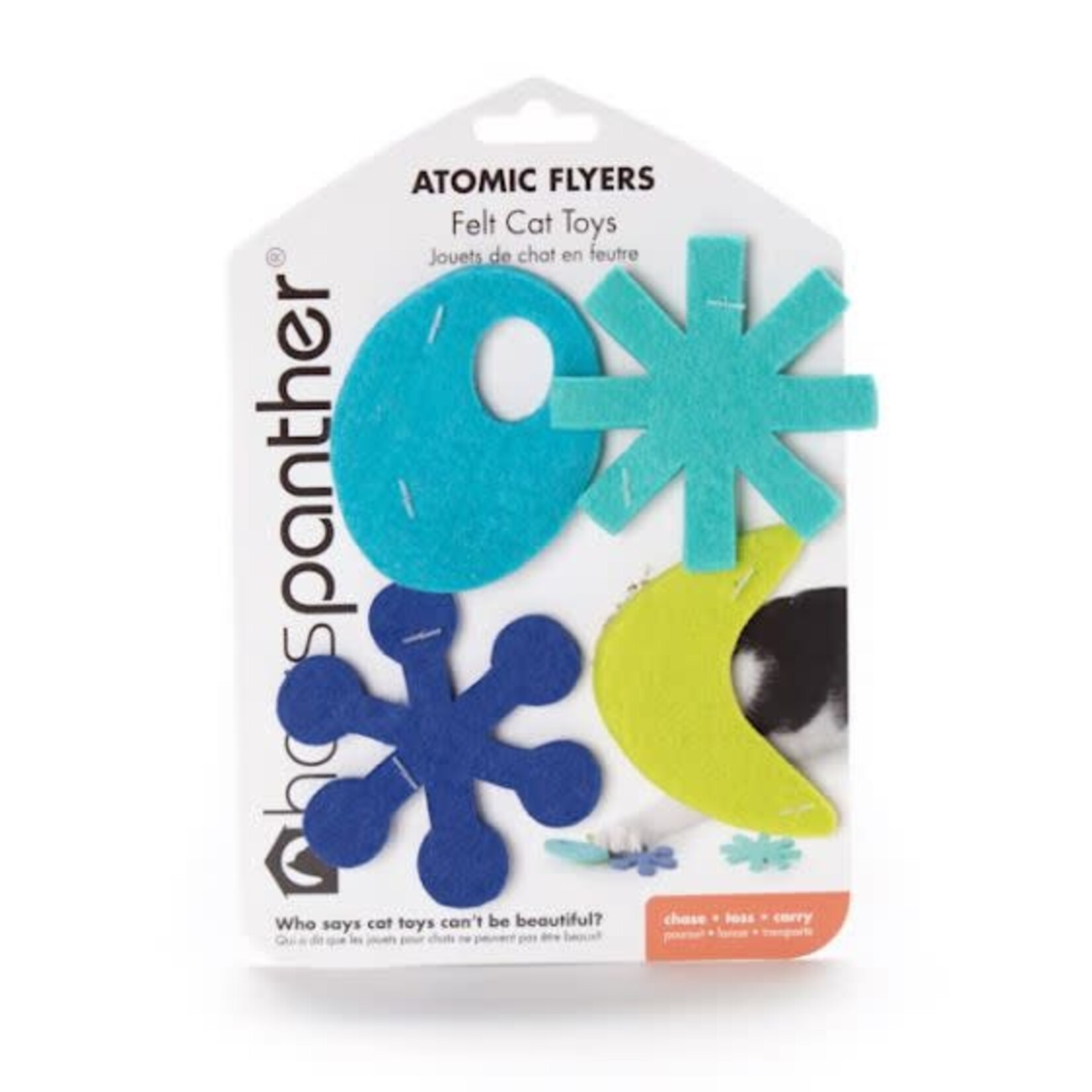 Hauspanther Atomic Flyers 4 Pack - Cat Toy