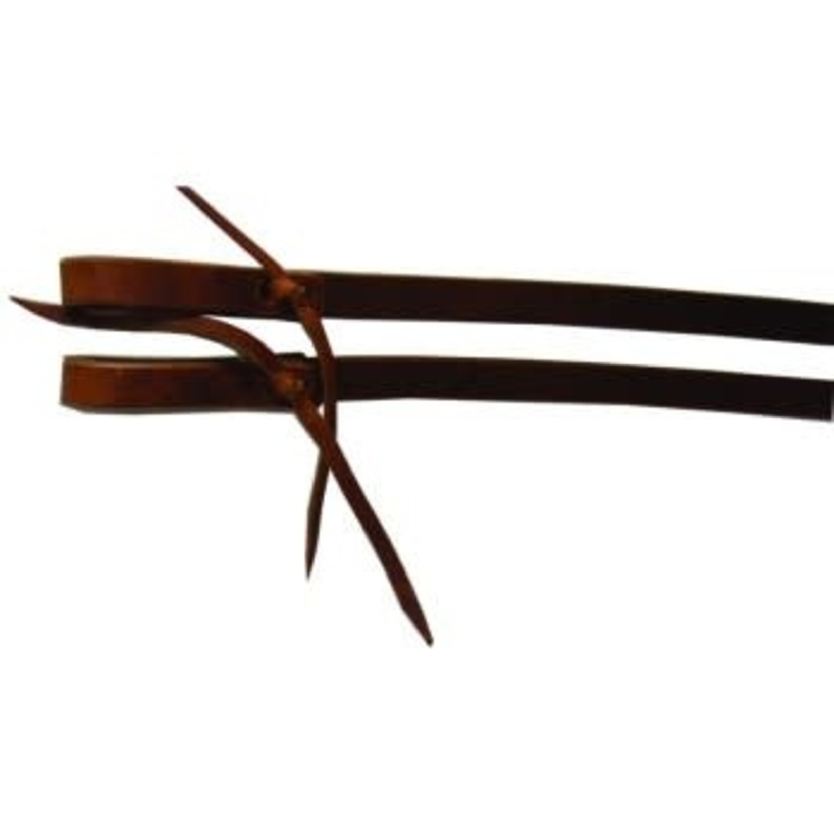 Sierra Harness Leather Double & Stitched Brow Headstall with Reins