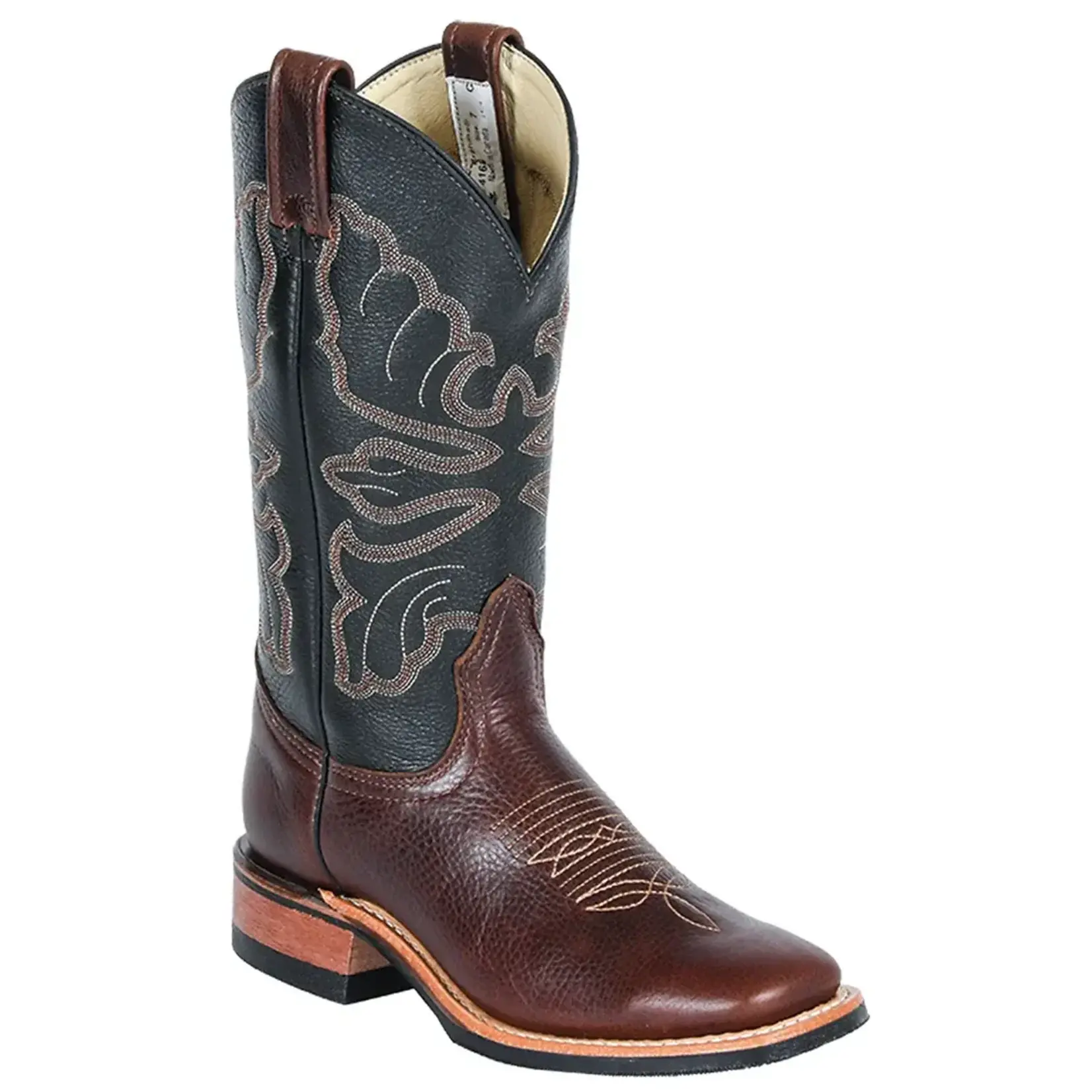 Canada West Boots 4168 Ladies BHRAMA Ropers - Vibram Soles Bulldog Coldbrew/ Porto Black