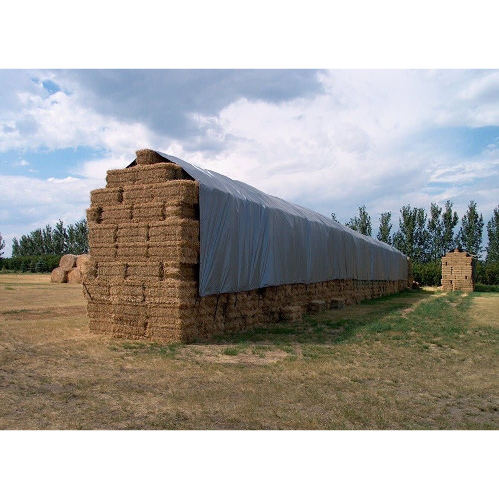 Inland Plastics Bale Stack Cover 28' x 48' - 60lb