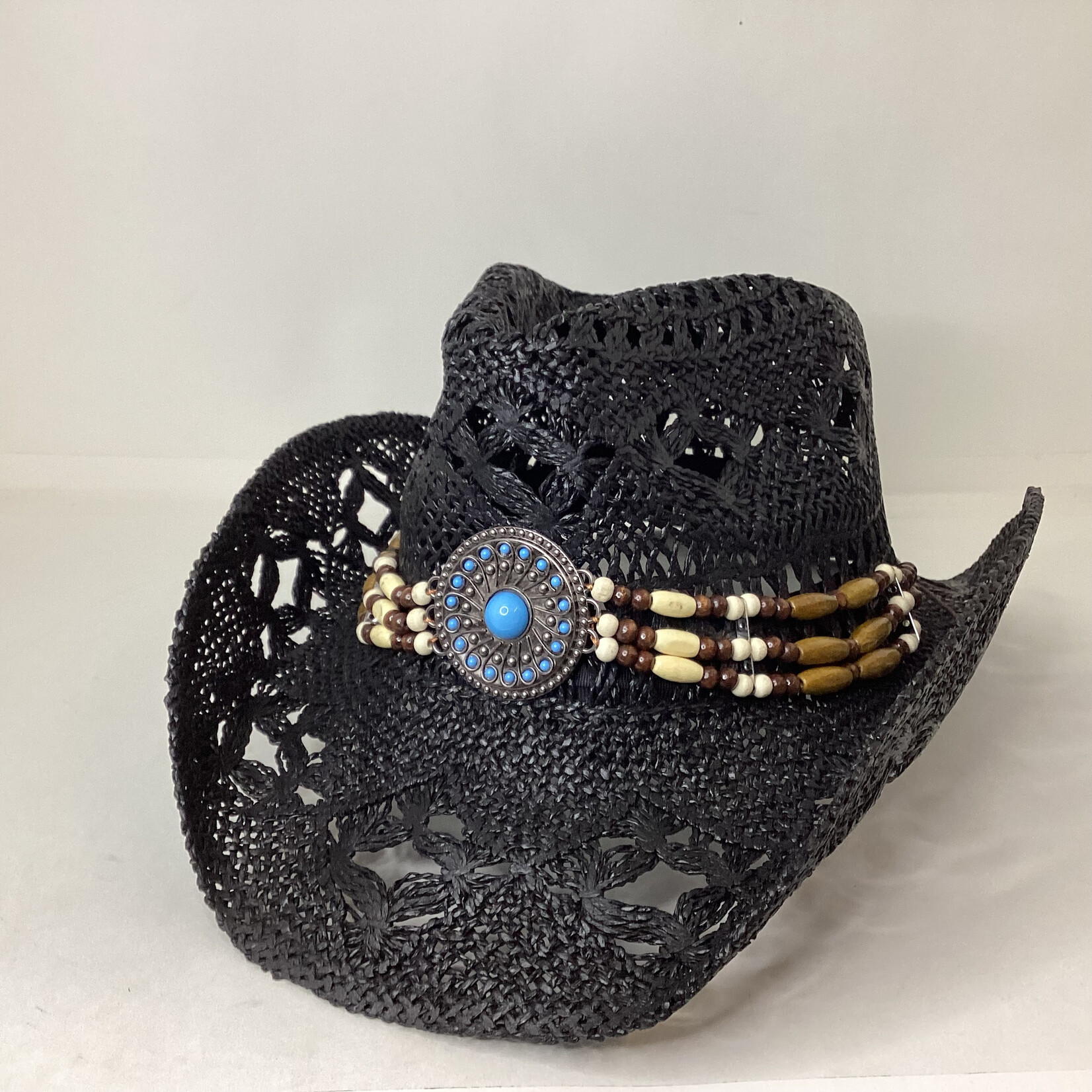 Modestone Straw Hat with Adjustable Sweat Band