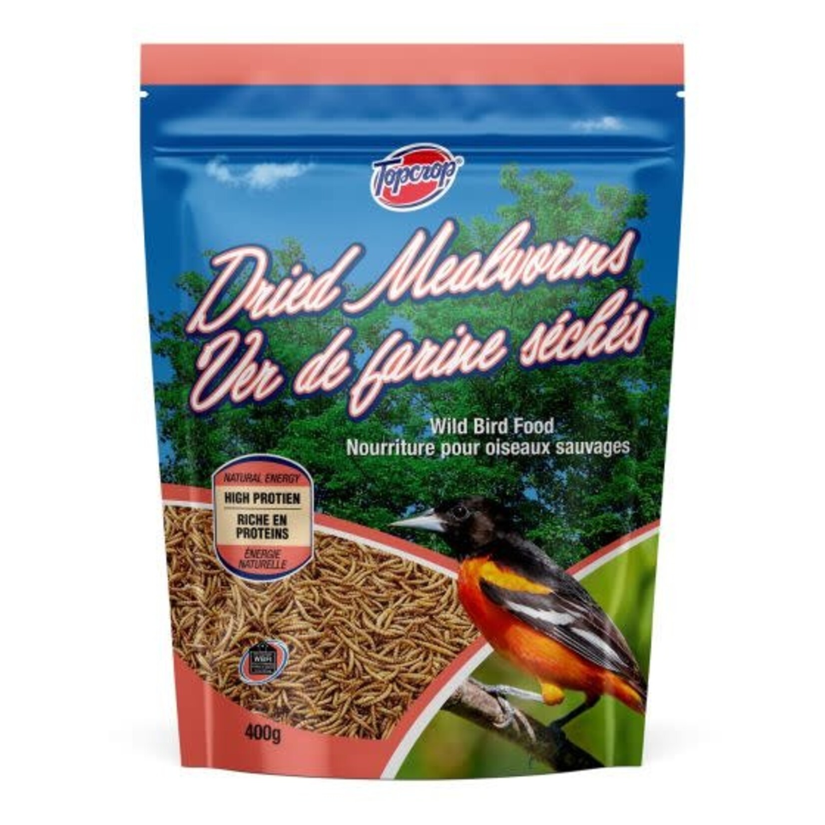 TopCrop Dried Mealworms