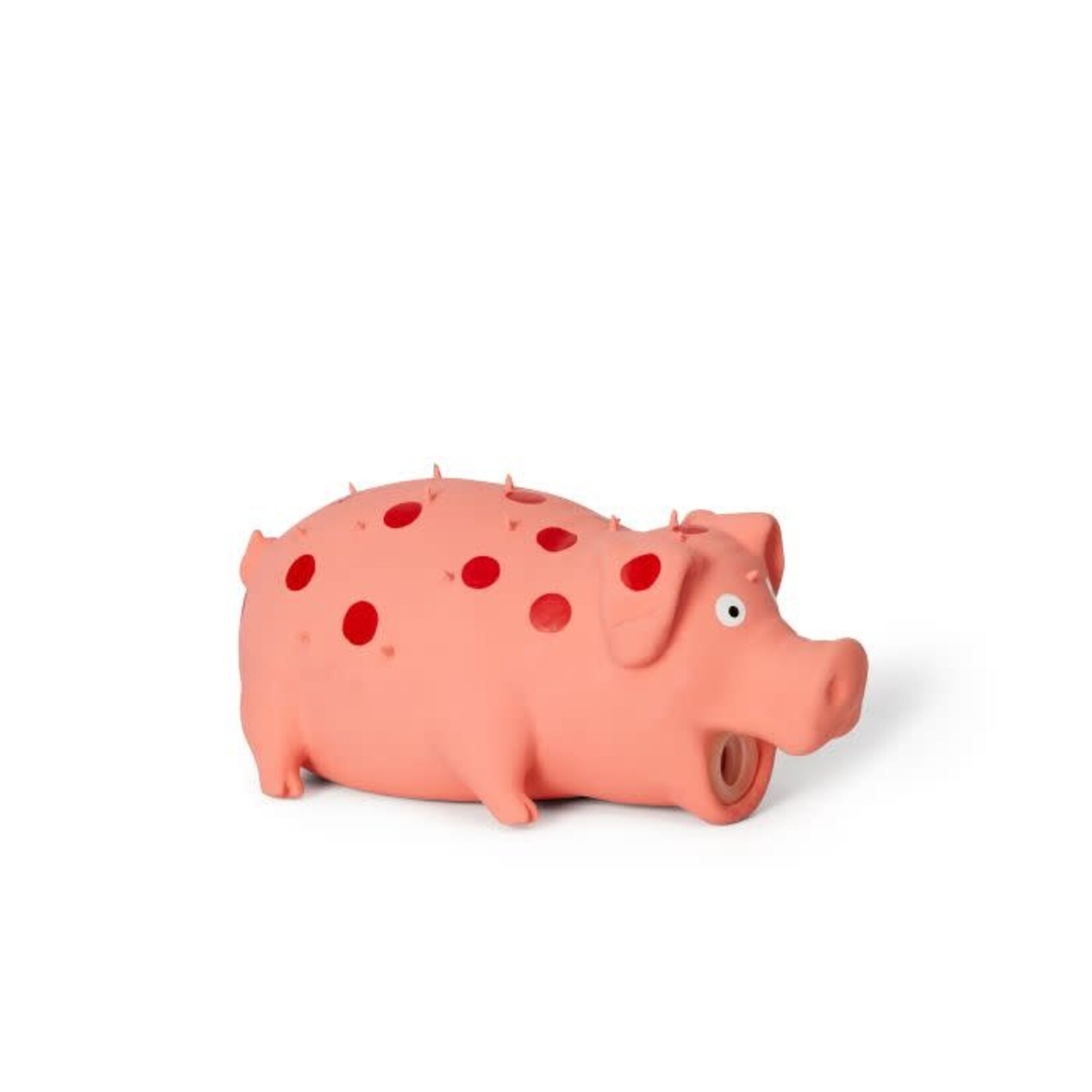 BUD'z Spotted Squeaky Pig Dog Toy