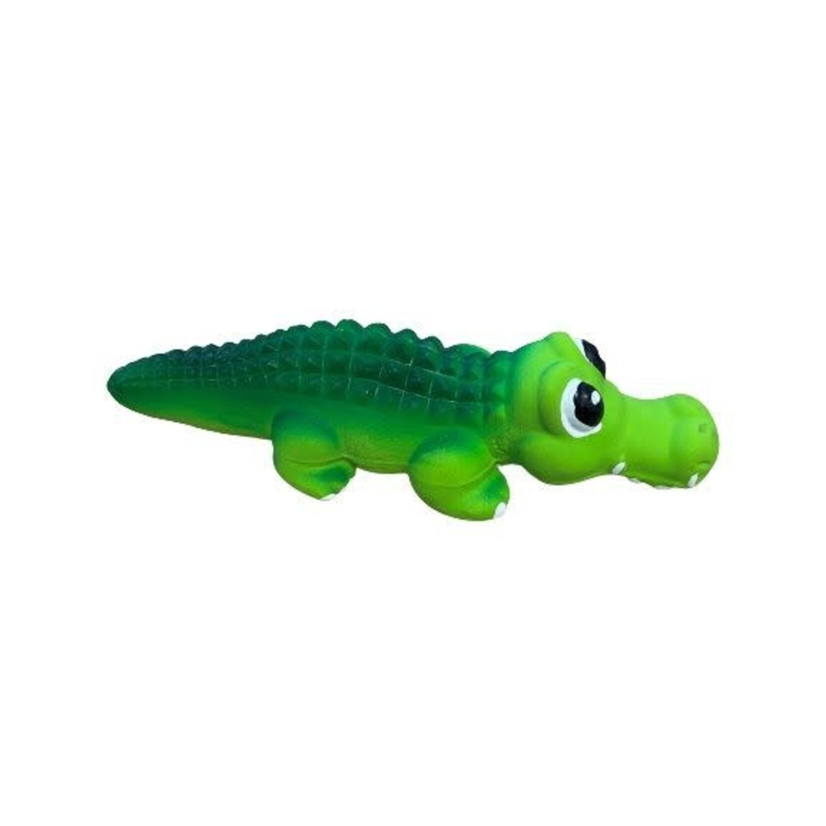 BUD'z Latex Alligator Squeaker Dog Toy