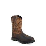 Old West 98414 Men's Heavy Duty Vibrant Broad Square Toe Boot
