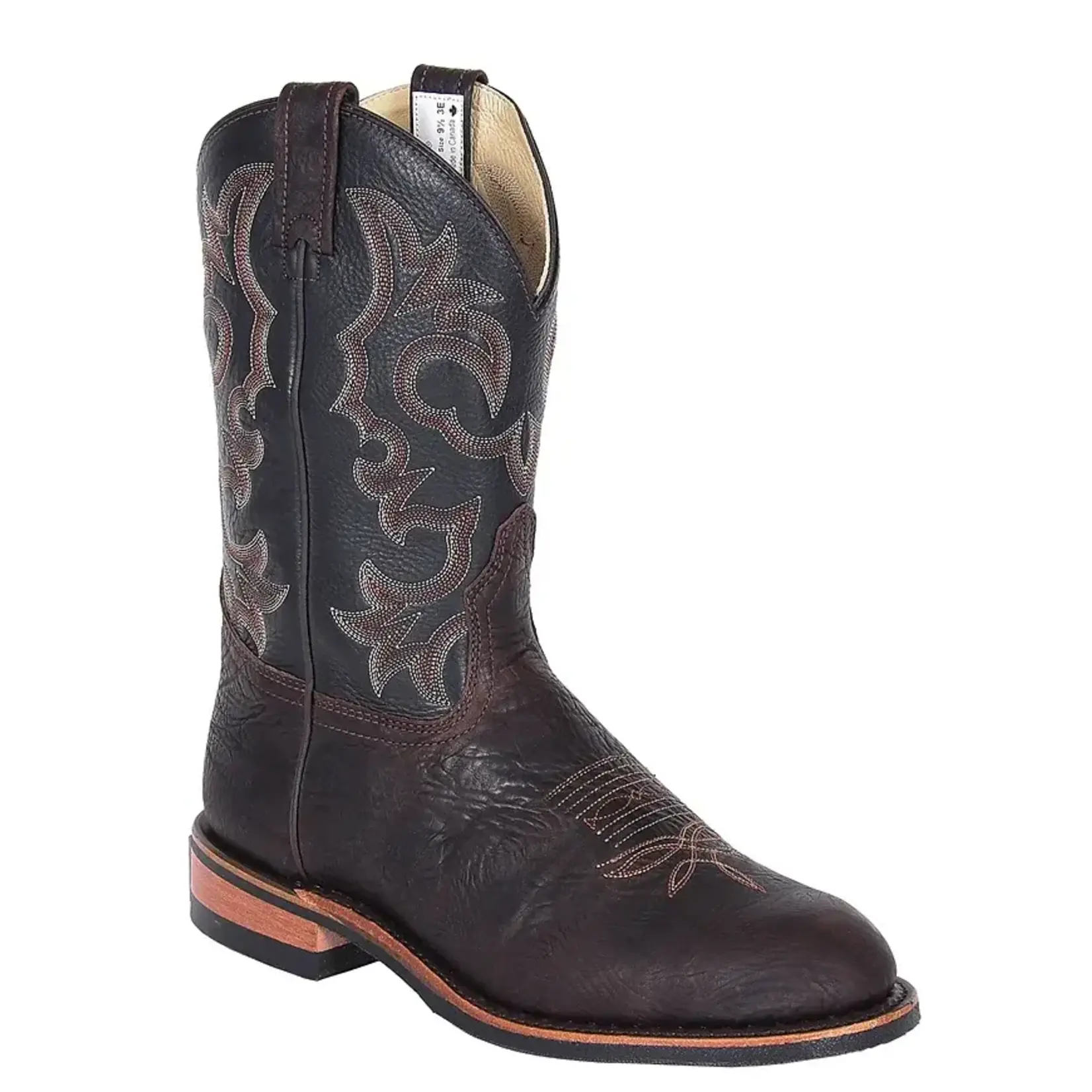 Canada West Boots 8579 Men's BRAHMA Ropers With Fine Rib Outsoles