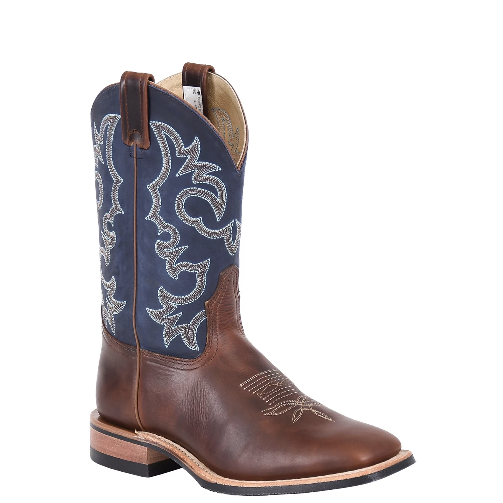 Canada West Boots 8601 Men's BRAHMA Ropers With Fine Rib Soles